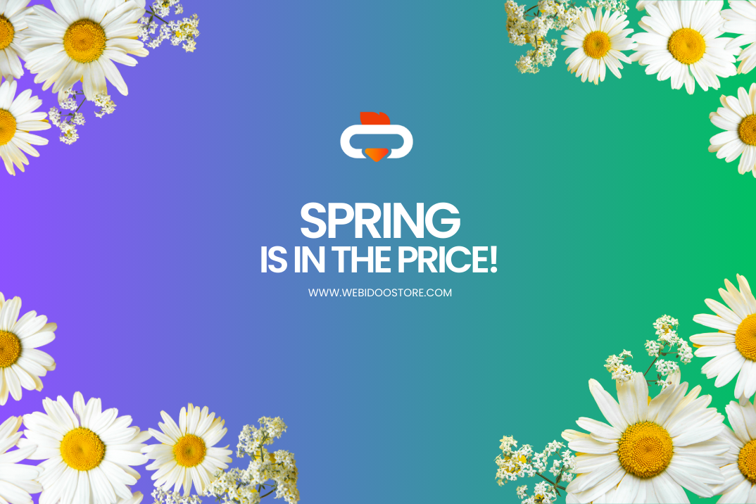 Spring Sale 2025: rinnova la tua routine con le offerte tech di Webidoo Store