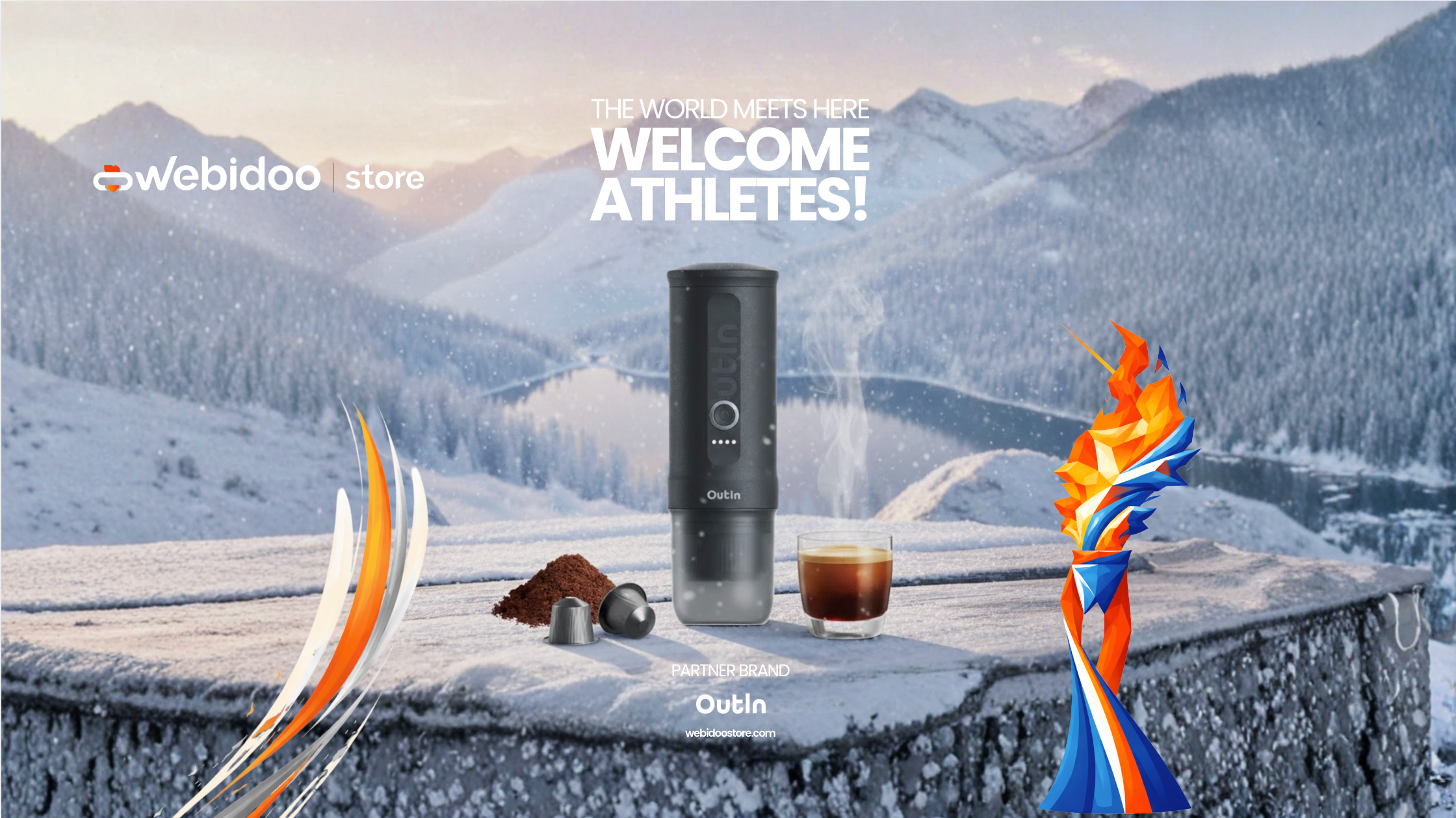 Welcome Athletes: OutIn e il rituale del caffè che accompagna lo sport oltre le Olimpiadi!