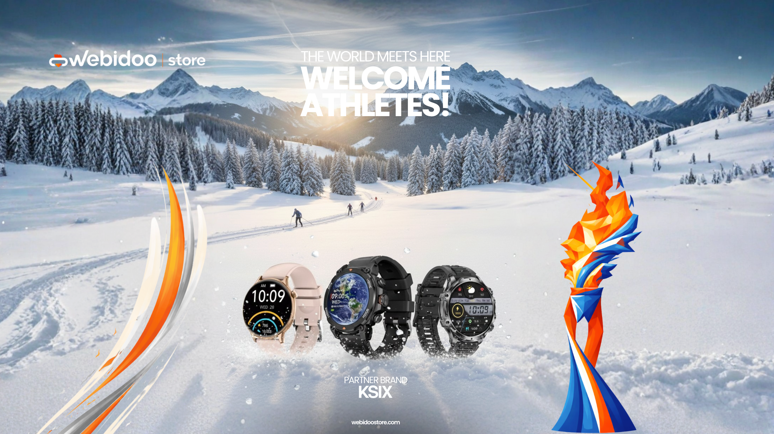 Welcome Athletes: KSIX e gli smartwatch che portano lo spirito olimpico nella vita di tutti i giorni!