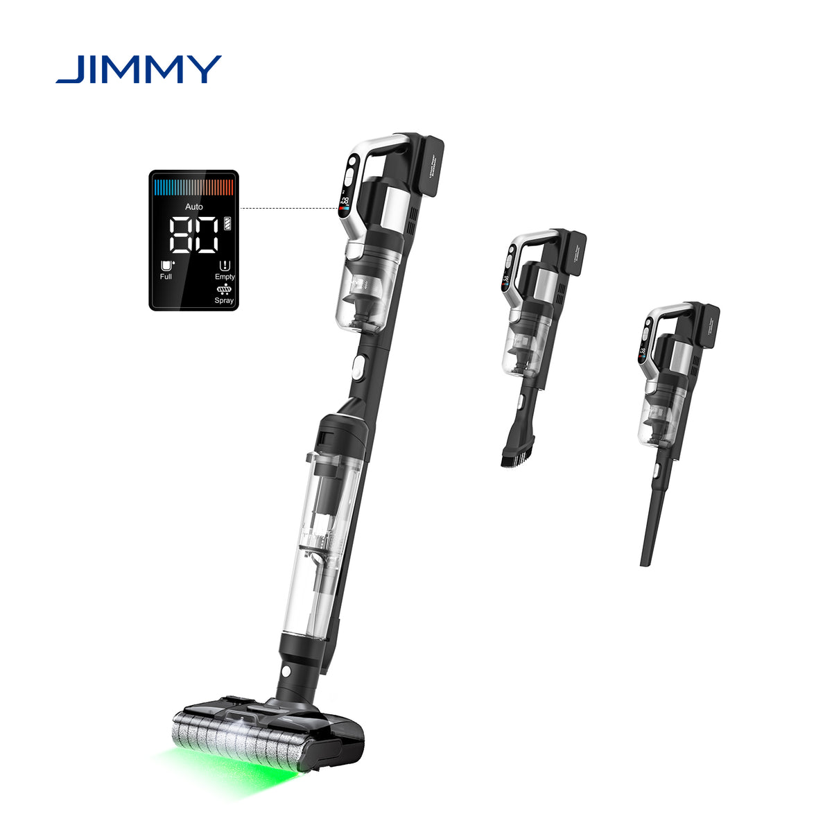 JIMMY PW11 Plus – Aspirapolvere Lavapavimenti Senza Fili 3 in 1