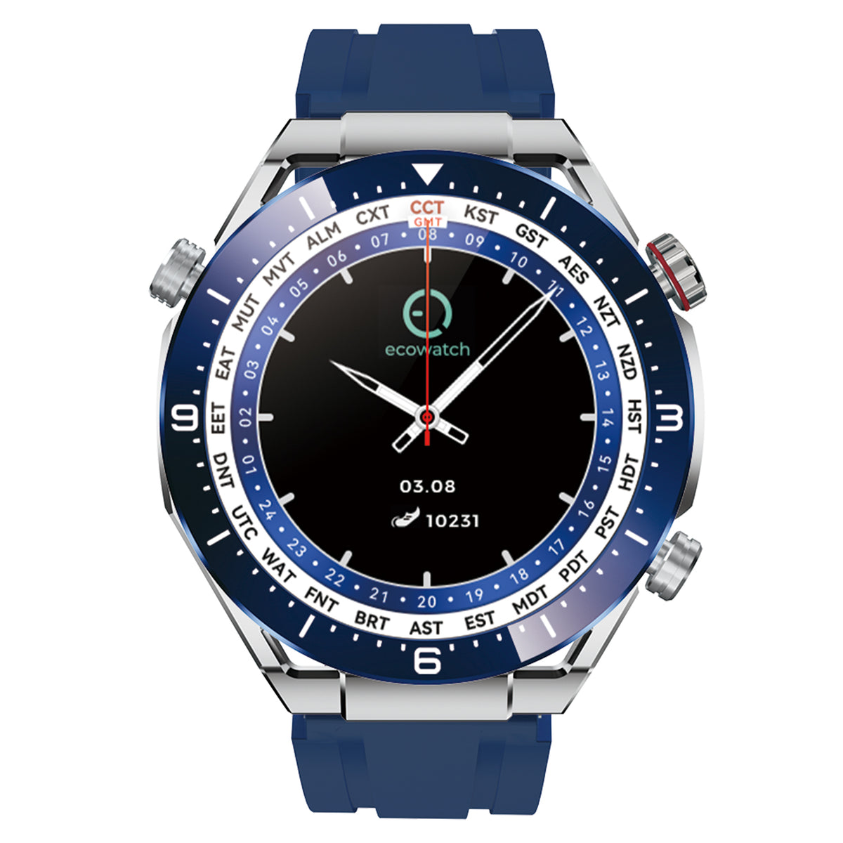 ECOWATCH EW01 Silver – Smartwatch
