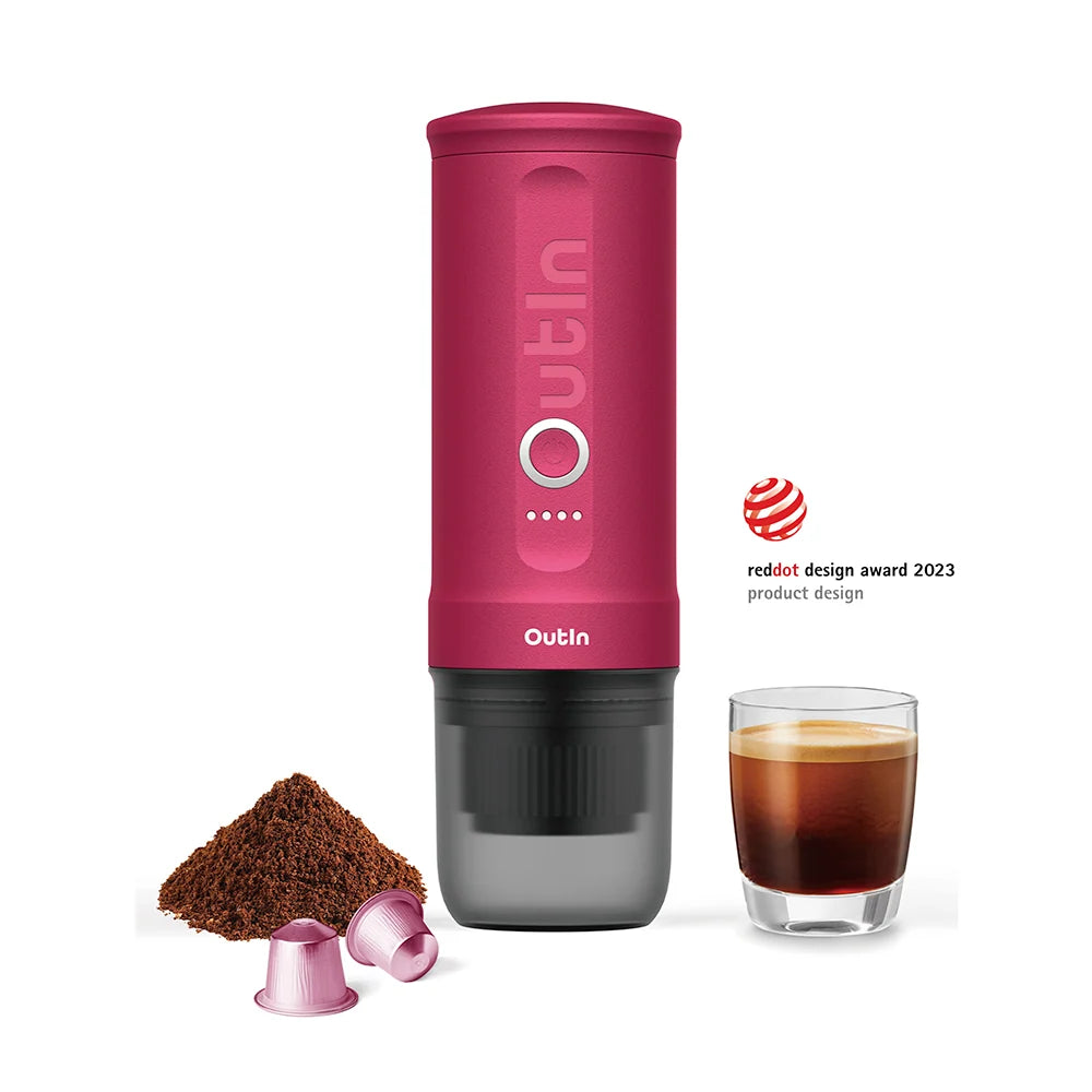 OutIn Nano – Macchina da Caffè Espresso Portatile Elettrica con Riscaldamento