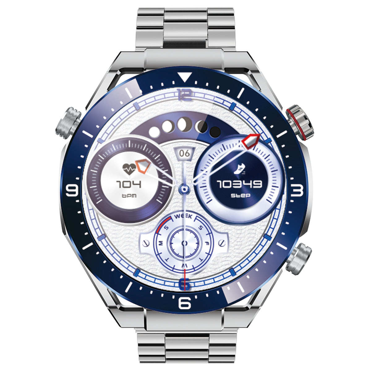ECOWATCH EW01 Silver – Smartwatch