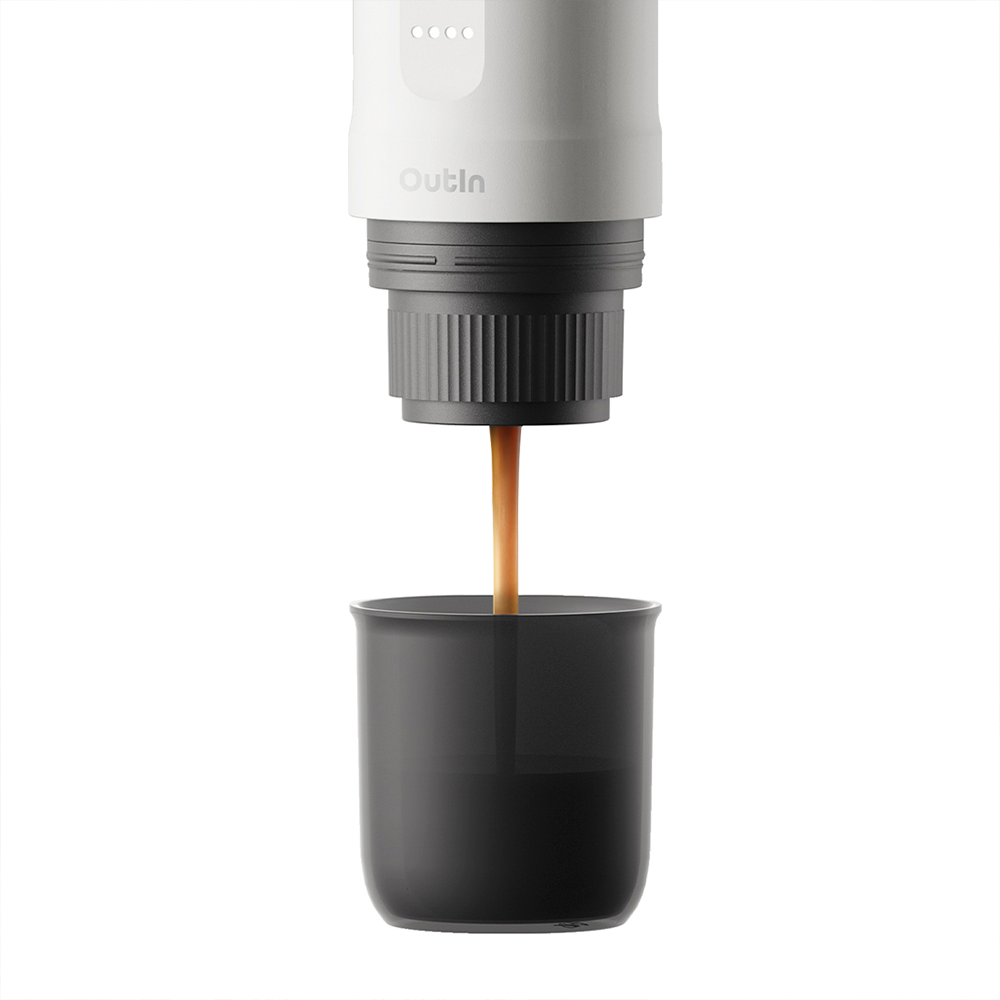 Outin Nano Macchina da Caffè Portatile Pearl White
