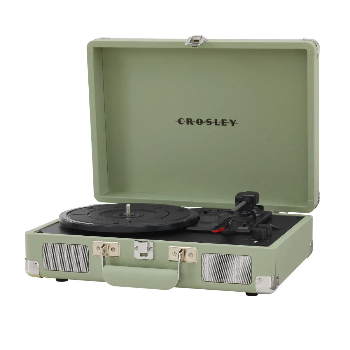 Crosley Powel - Giradischi 7 in 1 con altoparlanti e lettore CD, design vintage con Bluetooth, sistema di intrattenimento con radio AM/FM, stile retrò Crosley Powel - Giradischi 7 in 1 con altoparlanti e lettore CD, design vintage con Bluetooth, sistema di intrattenimento con radio AM/FM, stile retrò