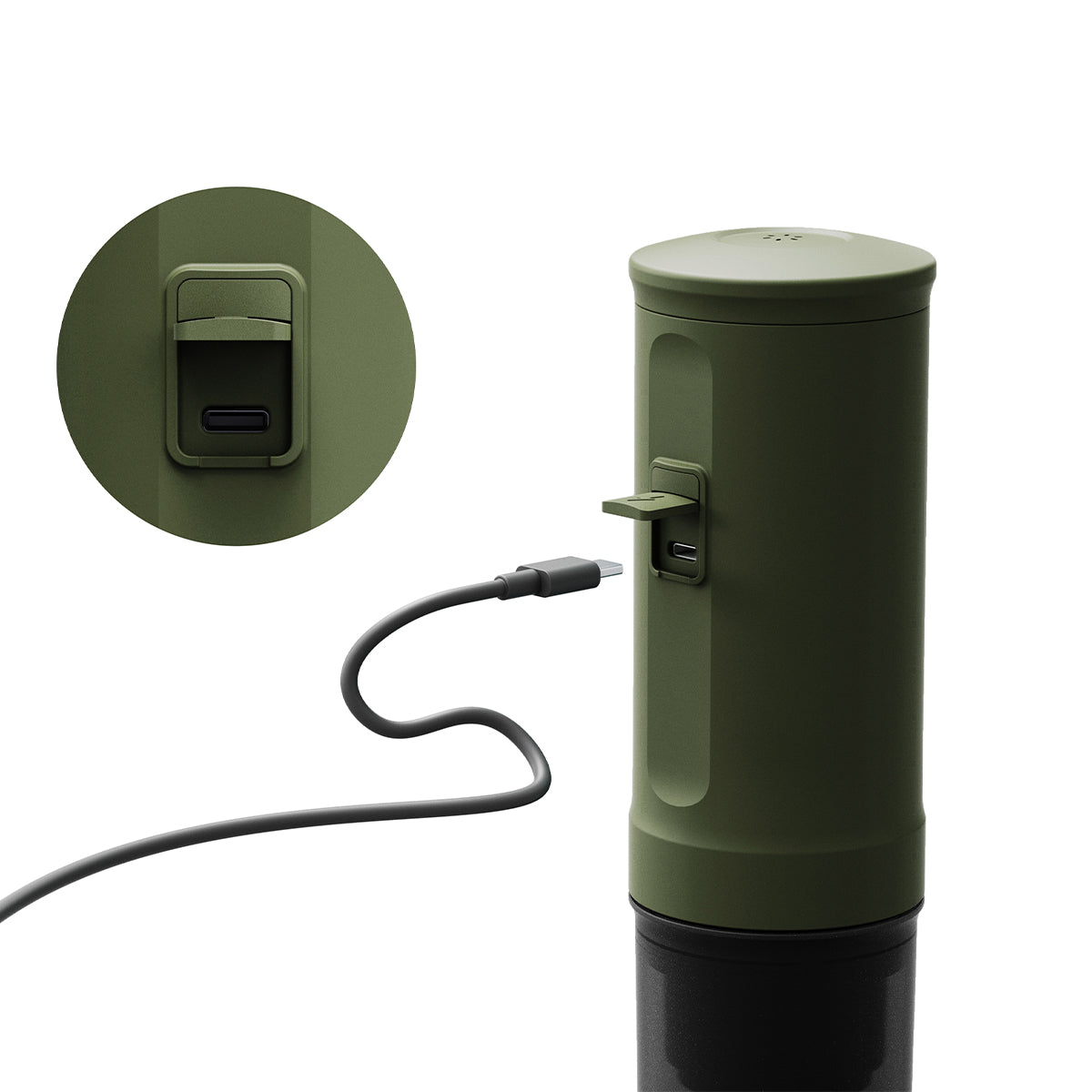 Outin Nano Macchina da Caffè Portatile Forest Green