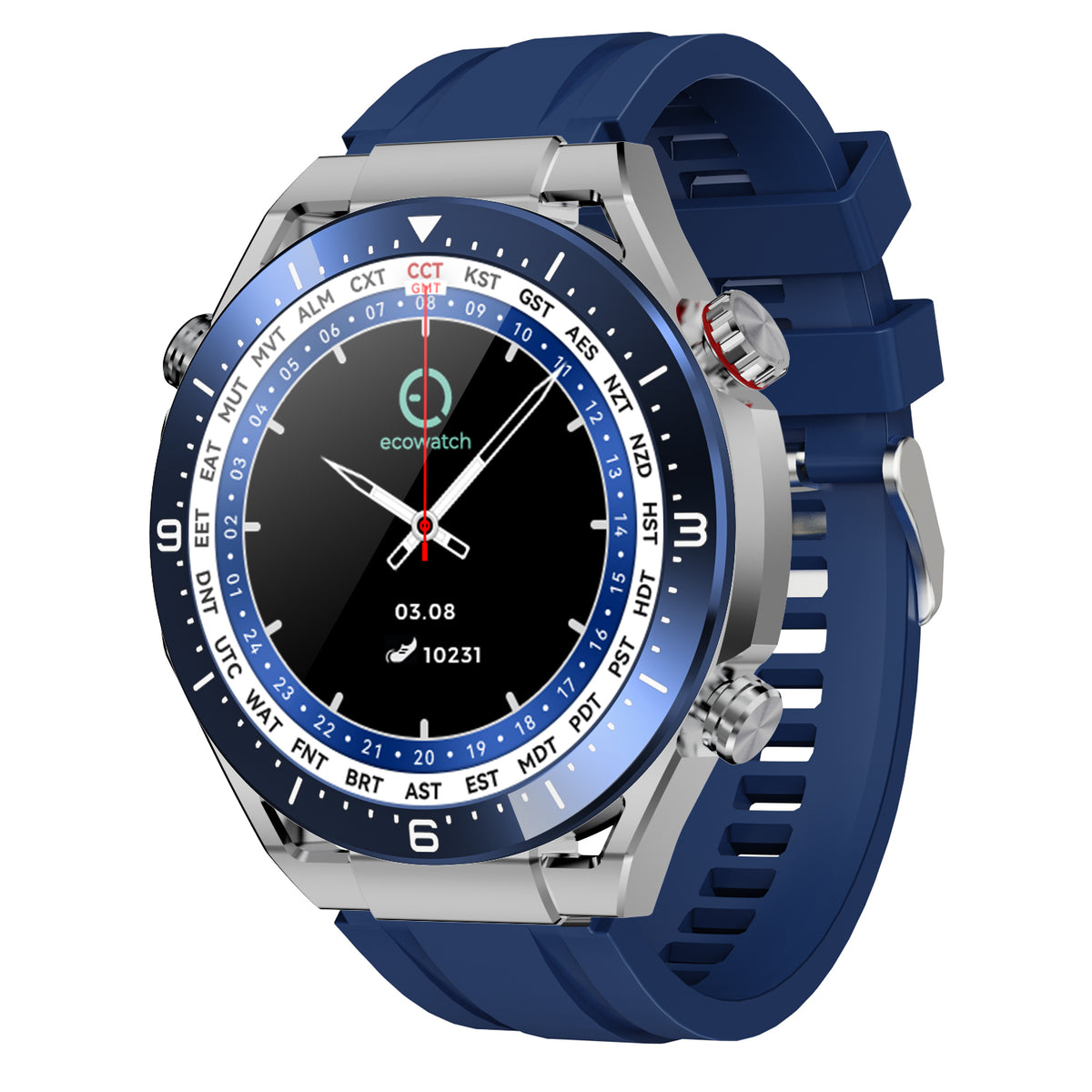 ECOWATCH EW01 Silver – Smartwatch