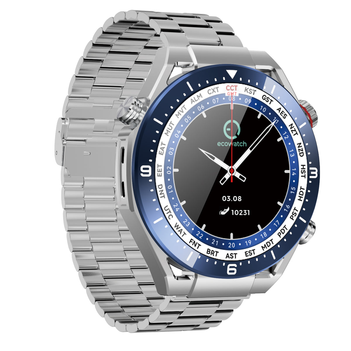 ECOWATCH EW01 Silver – Smartwatch