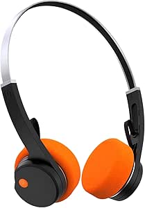 MONDO by Defunc Freestyle Headphones Black – Cuffie Wireless On-Ear Retro Bluetooth Nere