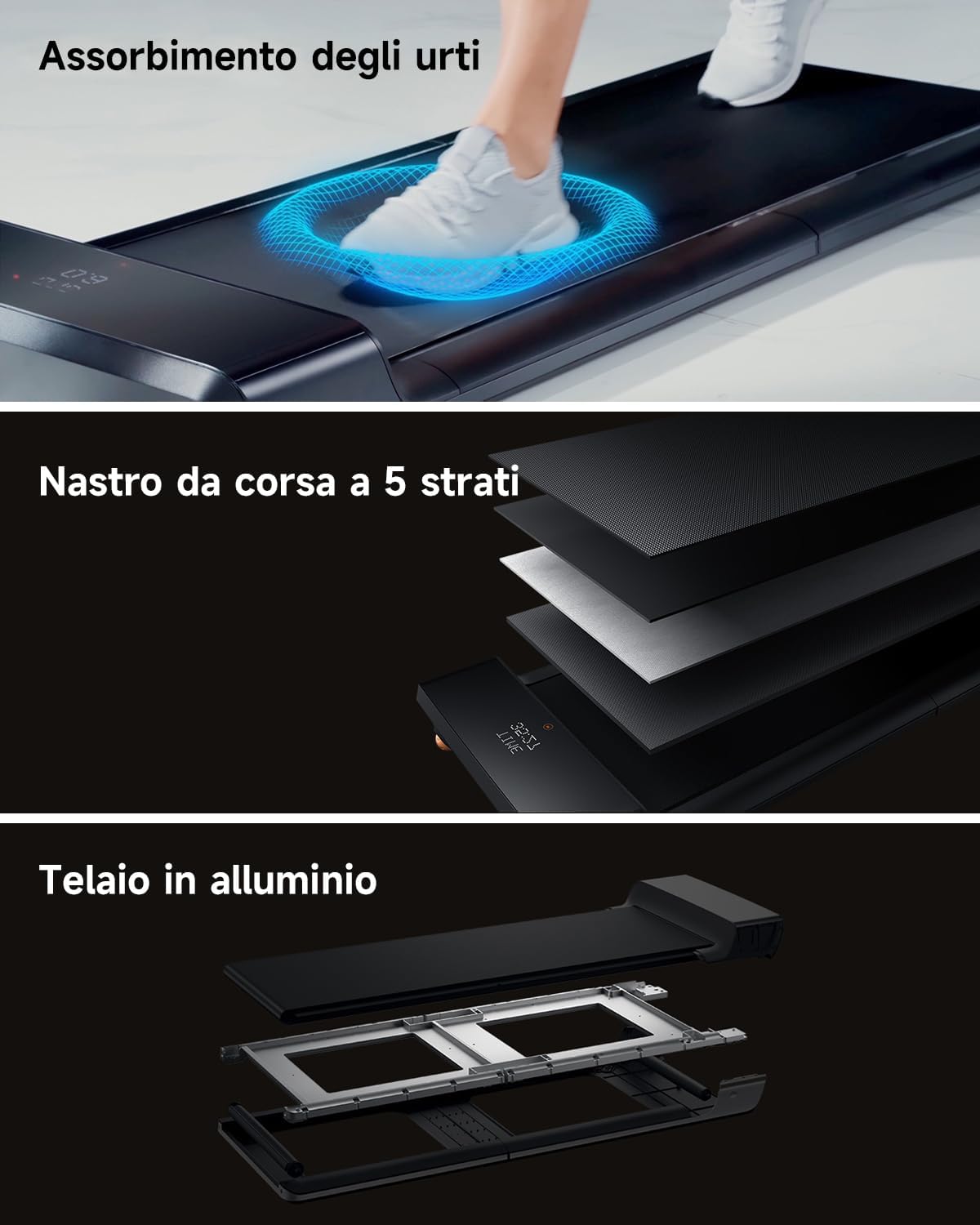 Tapis Roulant Pieghevole KingSmith WalkingPad A1 Pro