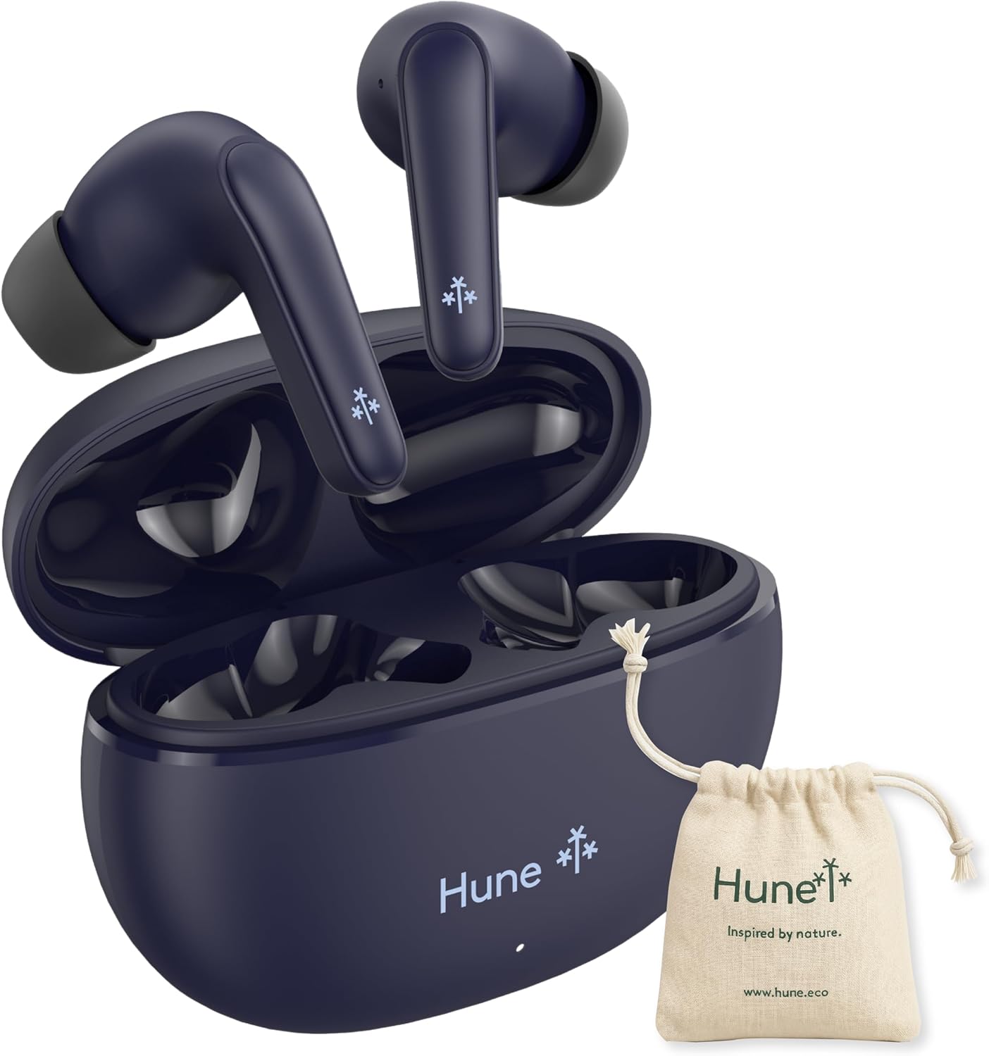 HUNE SOJA ANC – Auricolari True Wireless con Active Noise Cancelling in Materiali Riciclati