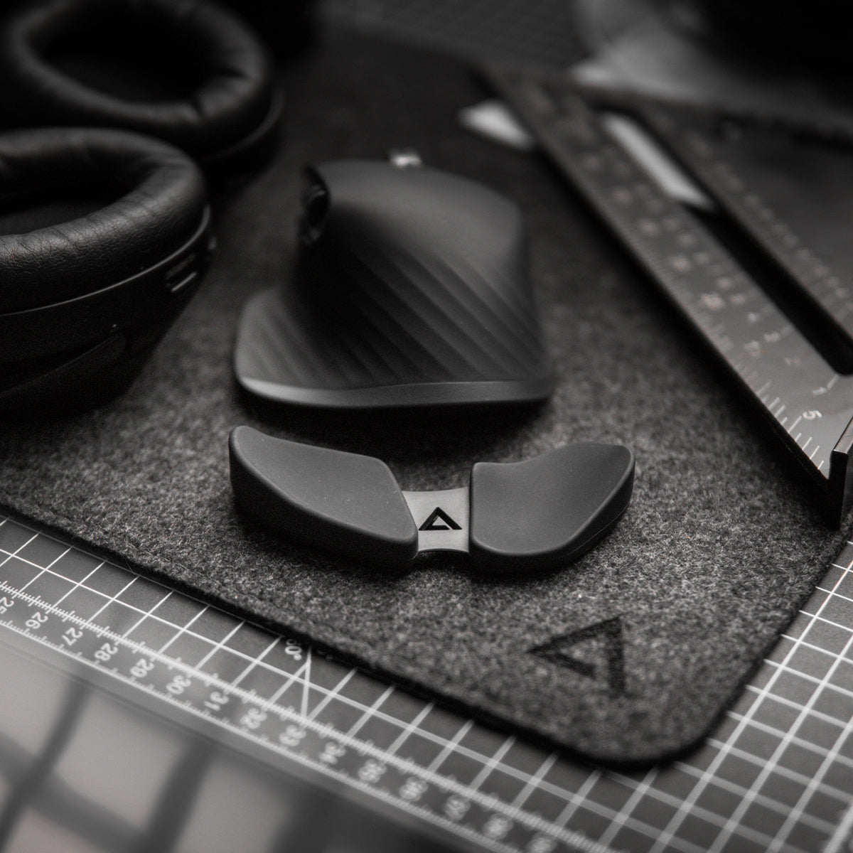 DeltaHub Carpio 2.0 Ergonomic wrist rest Black
