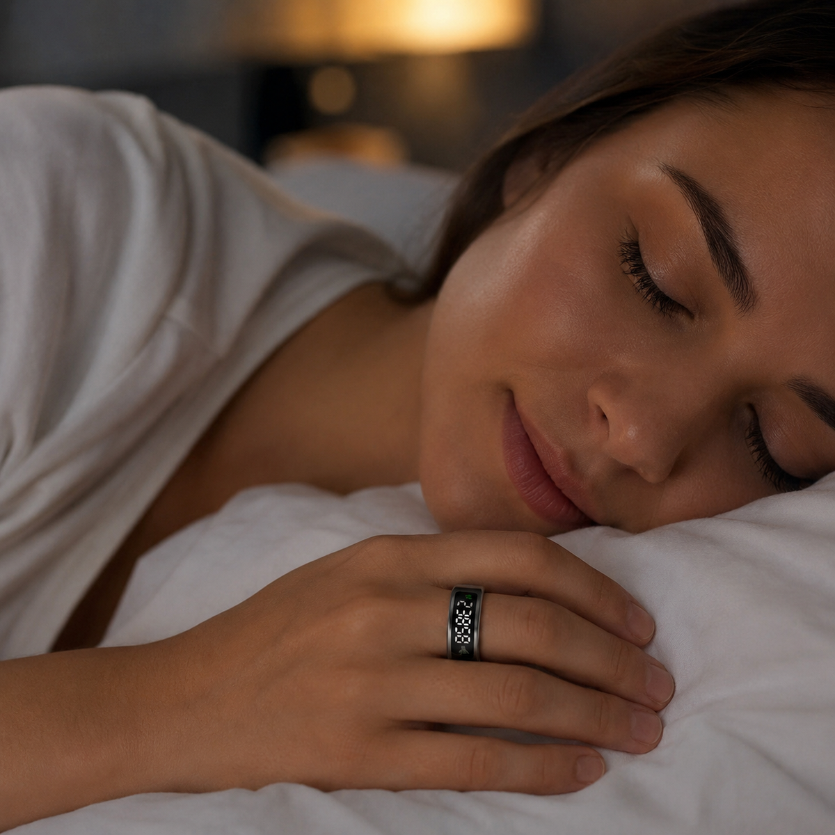 FITPADDY FitRing Pro – Smart Ring con Display LED Touch, Vibrazione, 100+ Sport e Monitoraggio 24h