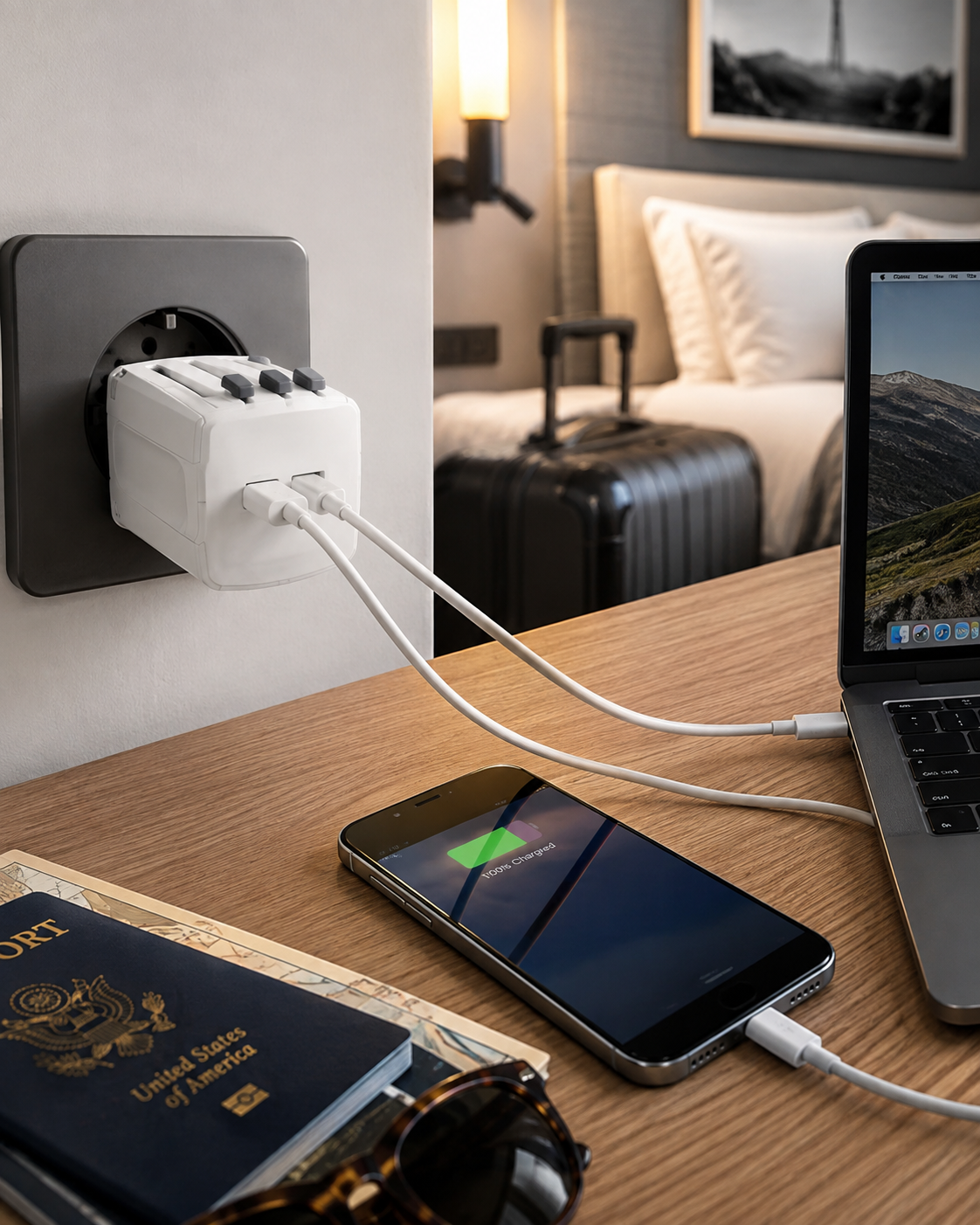 Cellularline World Travel Adapter – Adattatore Universale da Viaggio