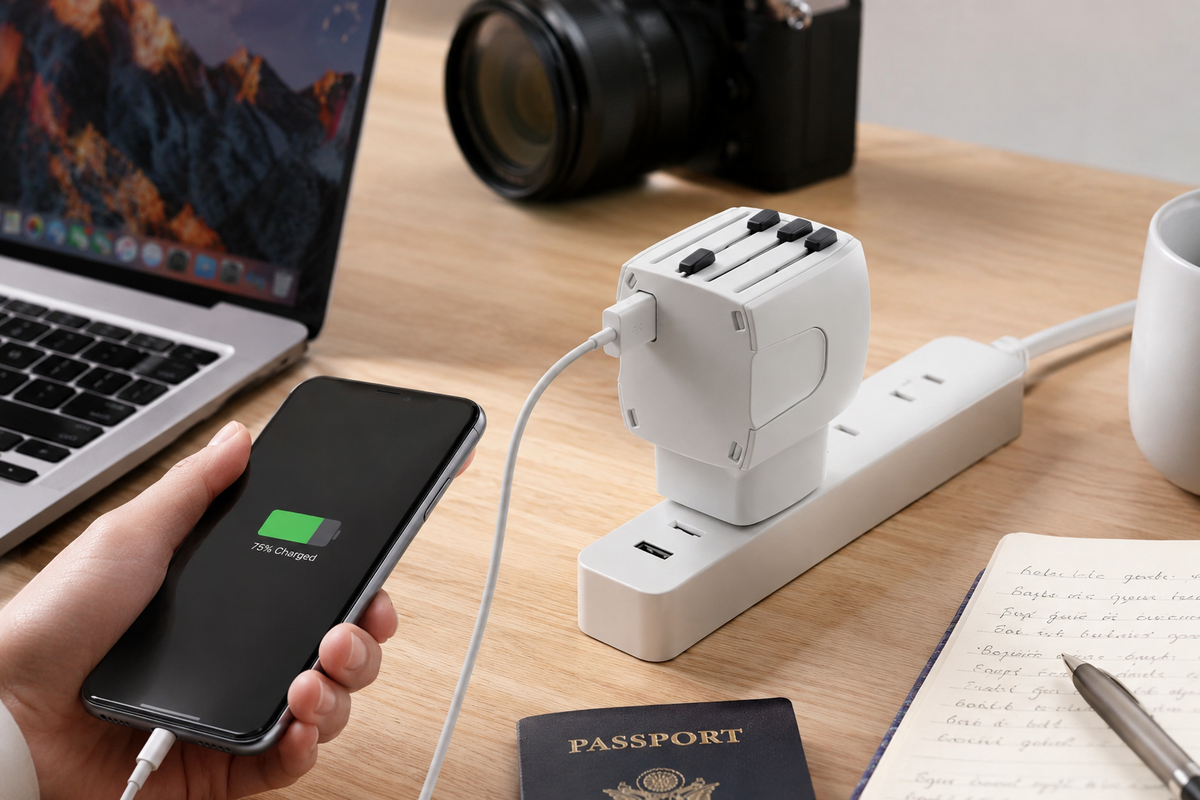 Cellularline World Travel Adapter – Adattatore Universale da Viaggio