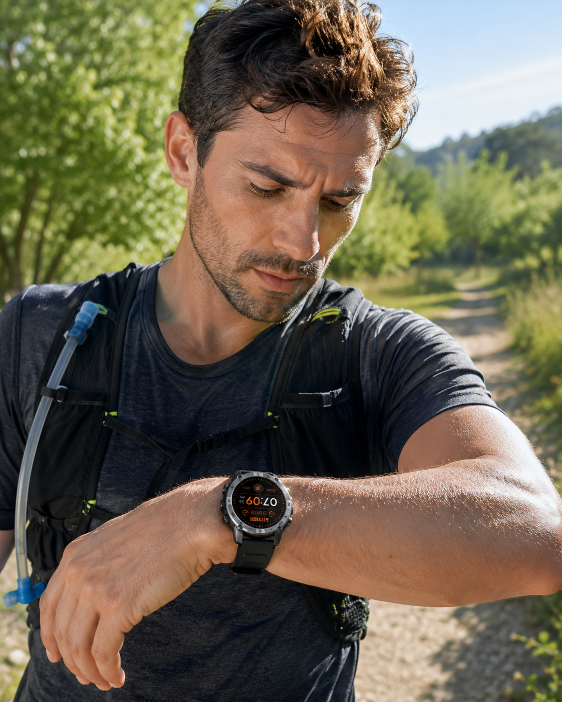 FITPADDY FitWatch Ranger GPS – Smartwatch AMOLED 1,43" con GPS Integrato, Chiamate Bluetooth e IP68