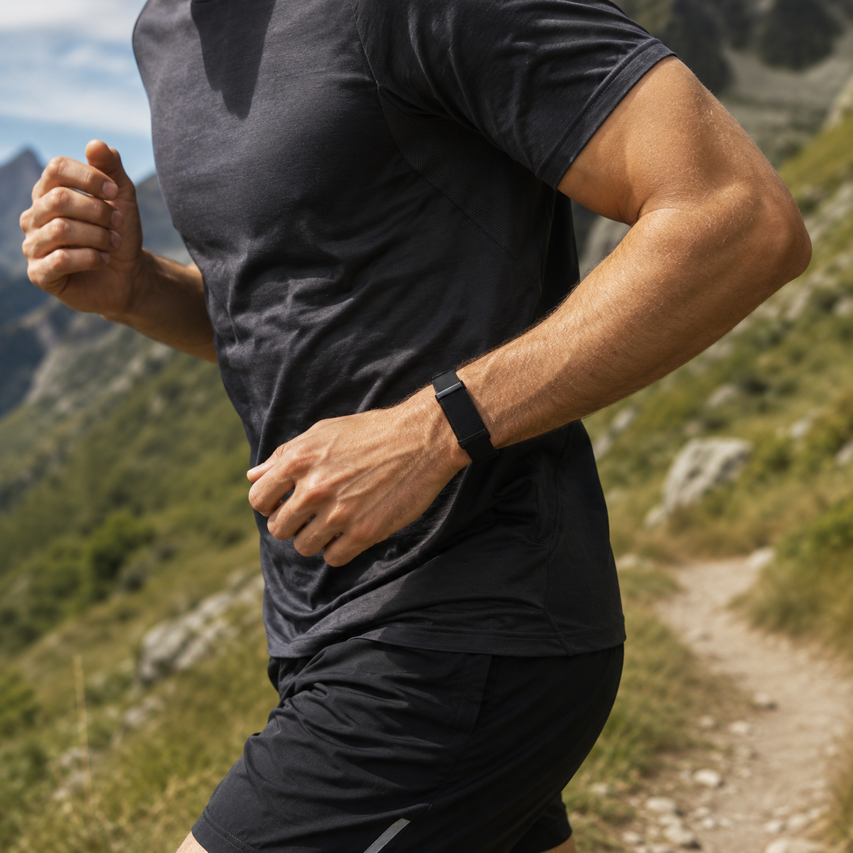KSIX Vitalis BSB01N – Smartband Senza Schermo con Monitoraggio Salute, 5ATM e fino a 40 Giorni di Autonomia