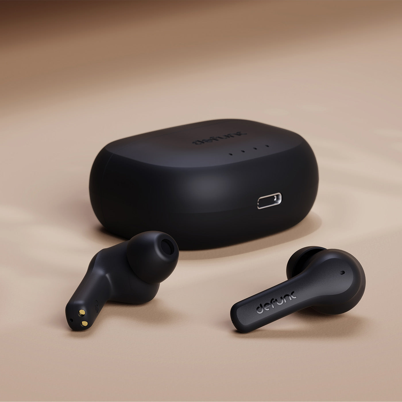 Defunc TRUE ANC II Black – Auricolari Wireless Bluetooth con Cancellazione Attiva del Rumore Neri