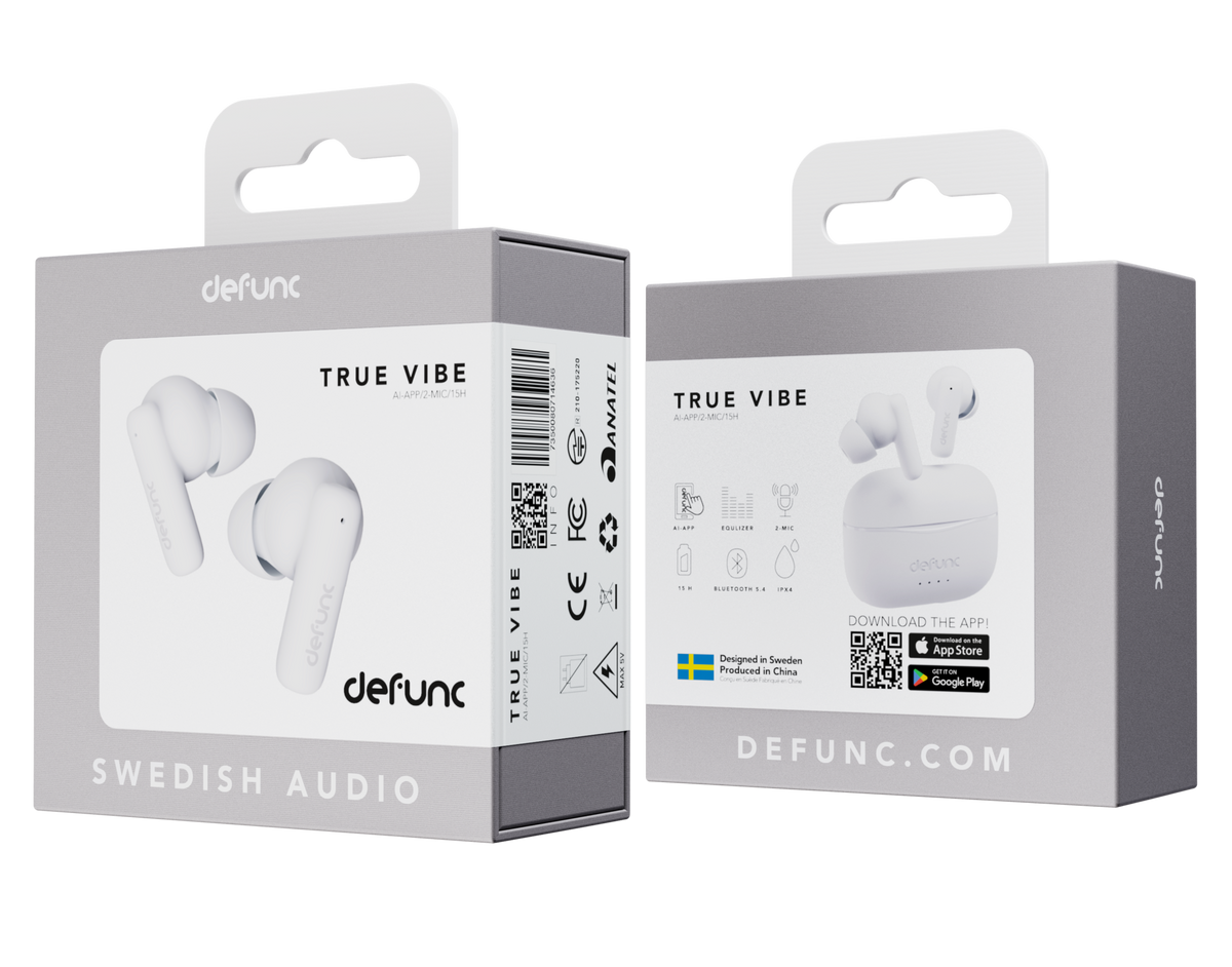 Defunc TRUE VIBE White – Auricolari