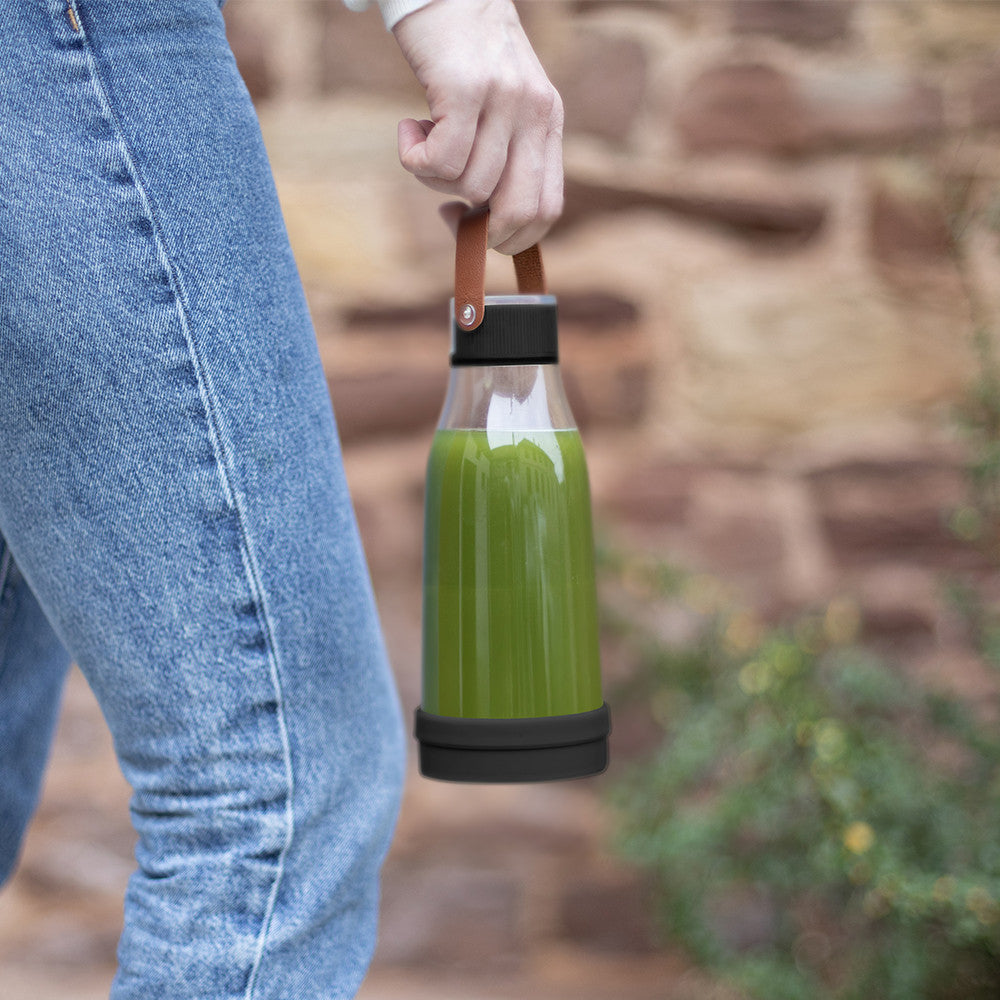 Delta Portable Blender Black– Frullatore Portatile Ricaricabile USB con Bottiglia To-Go