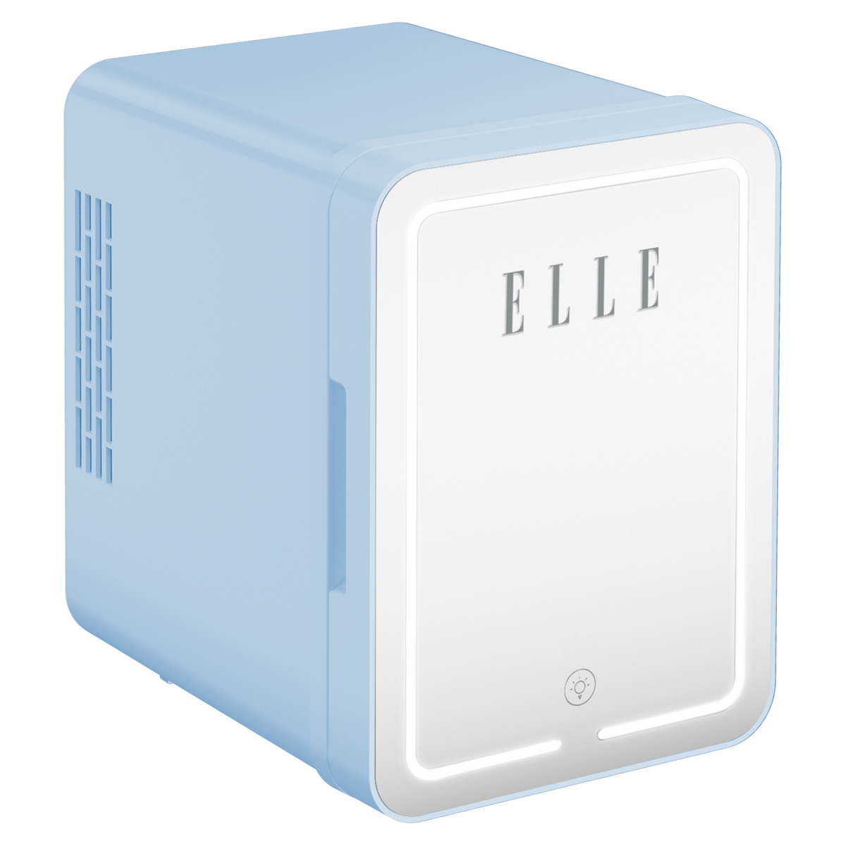 ELLE Cosmetic Cooler con Specchio LED 4L – Mini Frigo Beauty per Skincare e
