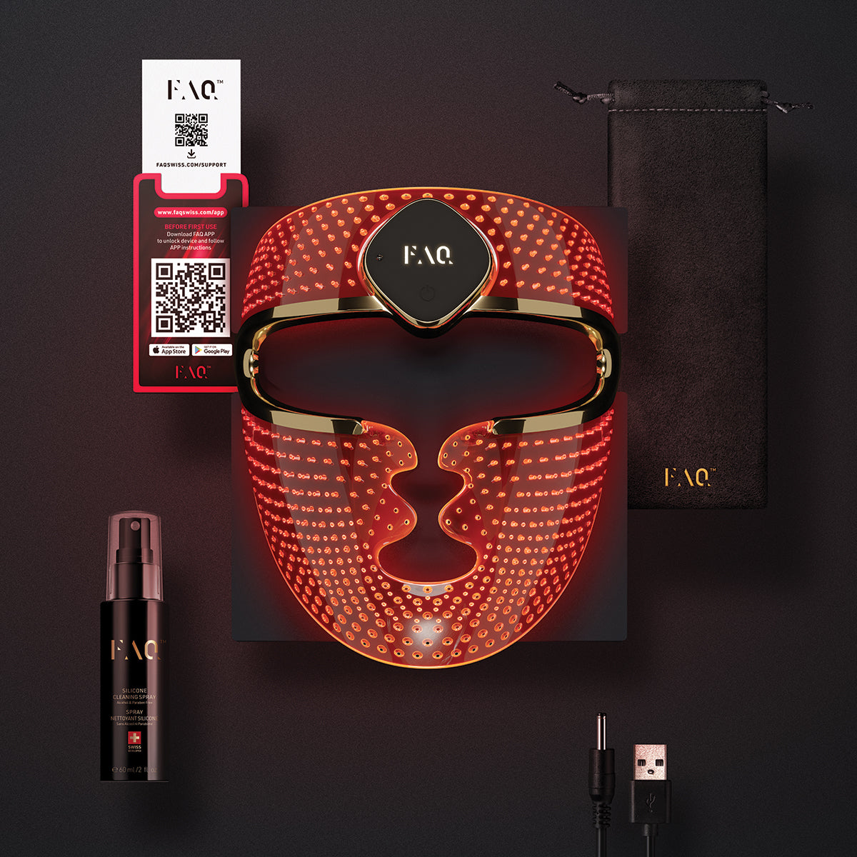 FAQ™ 202 Maschera LED Anti-Age in Silicone