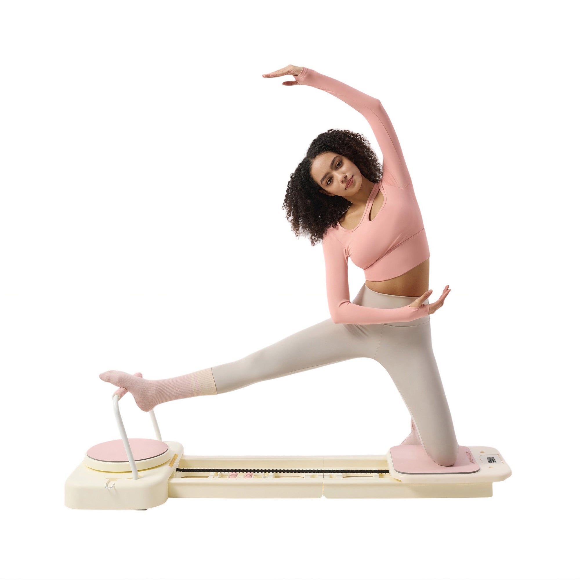 FITPADDY FitBoard – Pilates Reformer Pieghevole e Portatile per Allenamento a Casa