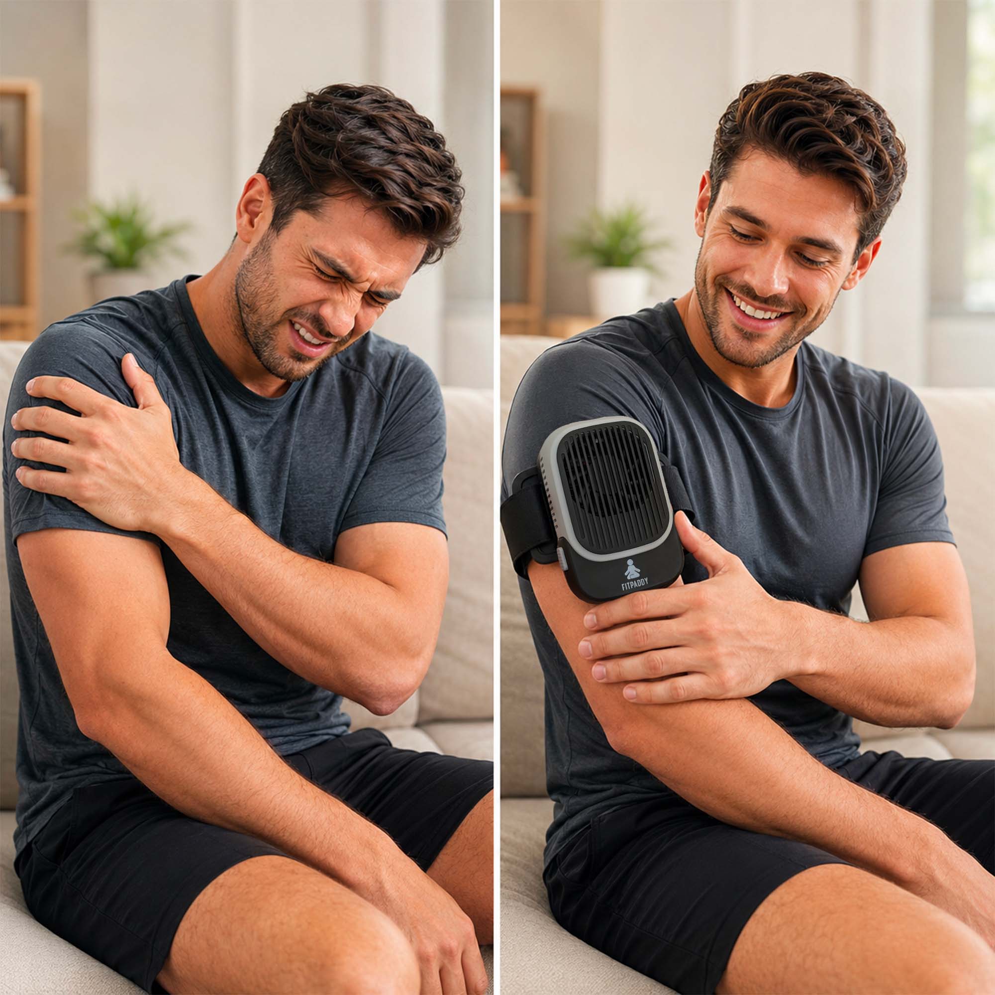 FITPADDY FitRelief – Elettrostimolatore Wireless TENS ed EMS Smart con Controllo da Smart