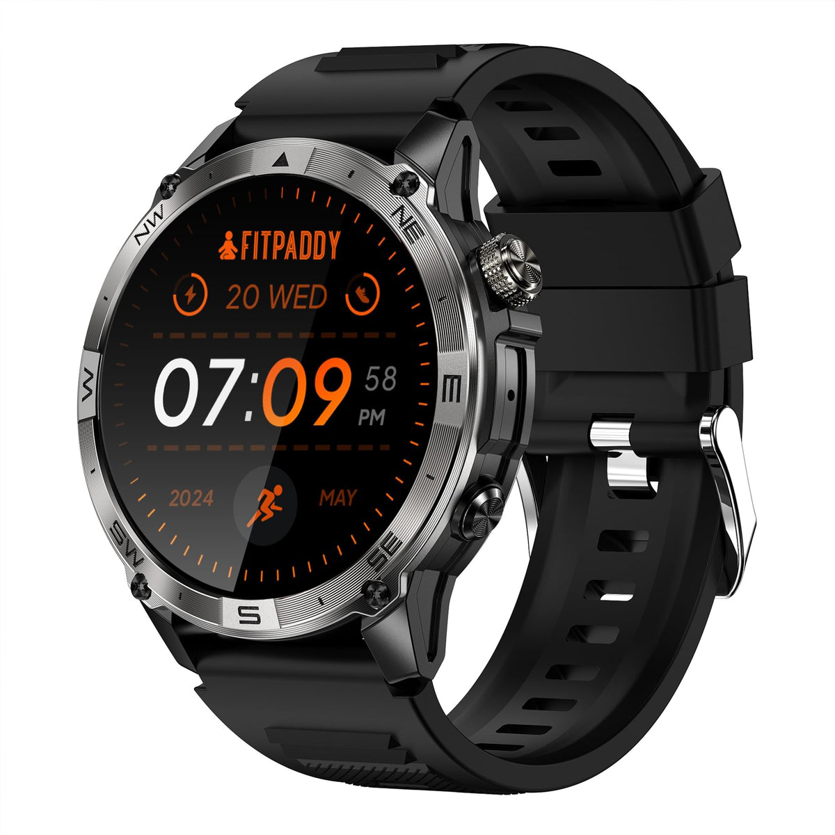 FITPADDY FitWatch Ranger GPS – Smartwatch AMOLED 1,43" con GPS Integrato, Chiamate Bluetooth e IP68