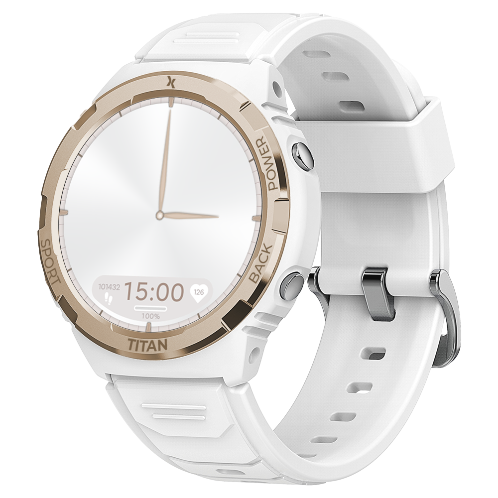 MAXCOM FW100 Titan Valkiria Smartwatch Bianco - AMOLED 1.3” con GPS Smart e Resistenza IP69K