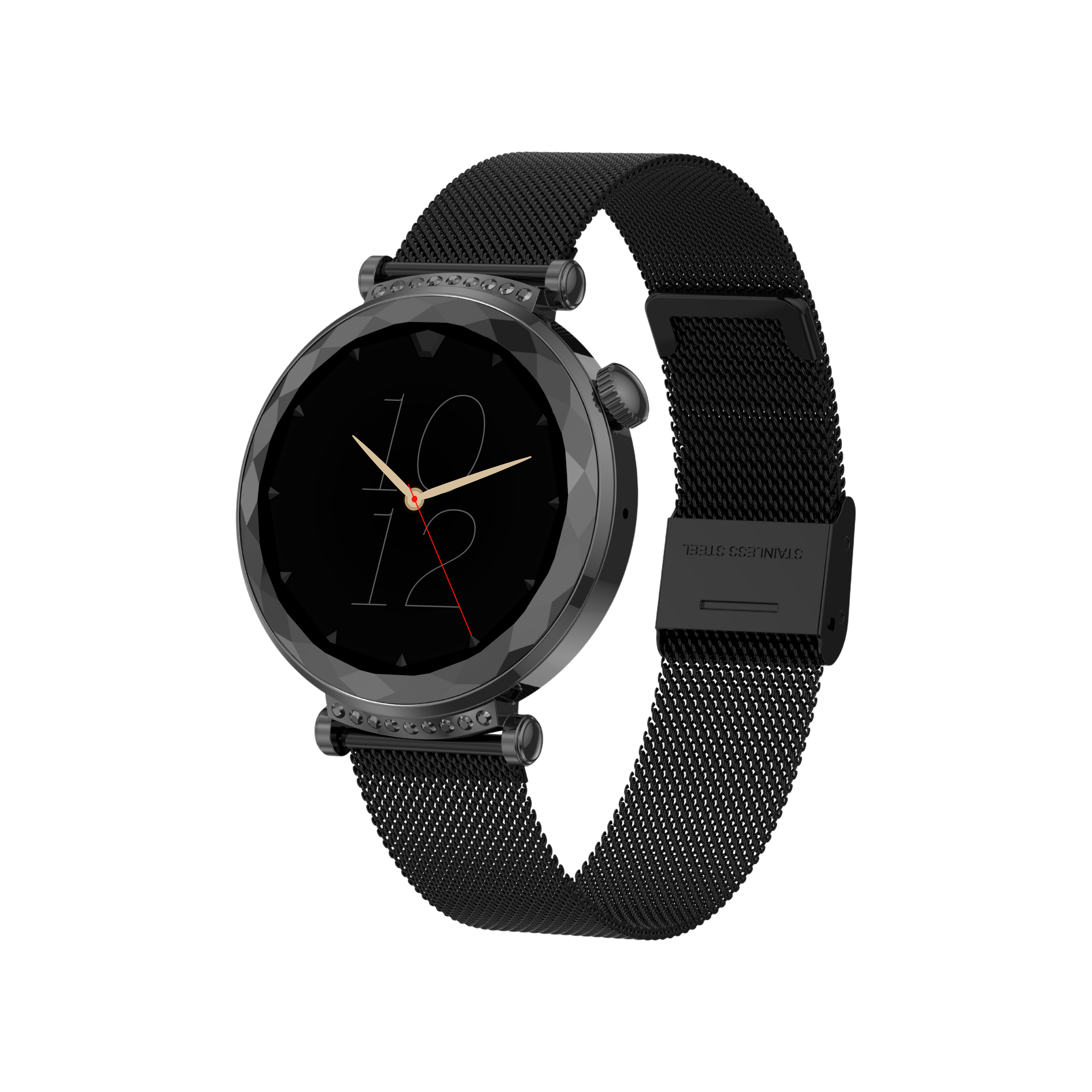 MAXCOM FW73 Onyx Smartwatch Nero – AMOLED 1.19” con Chiamate Bluetooth e Design Elegante