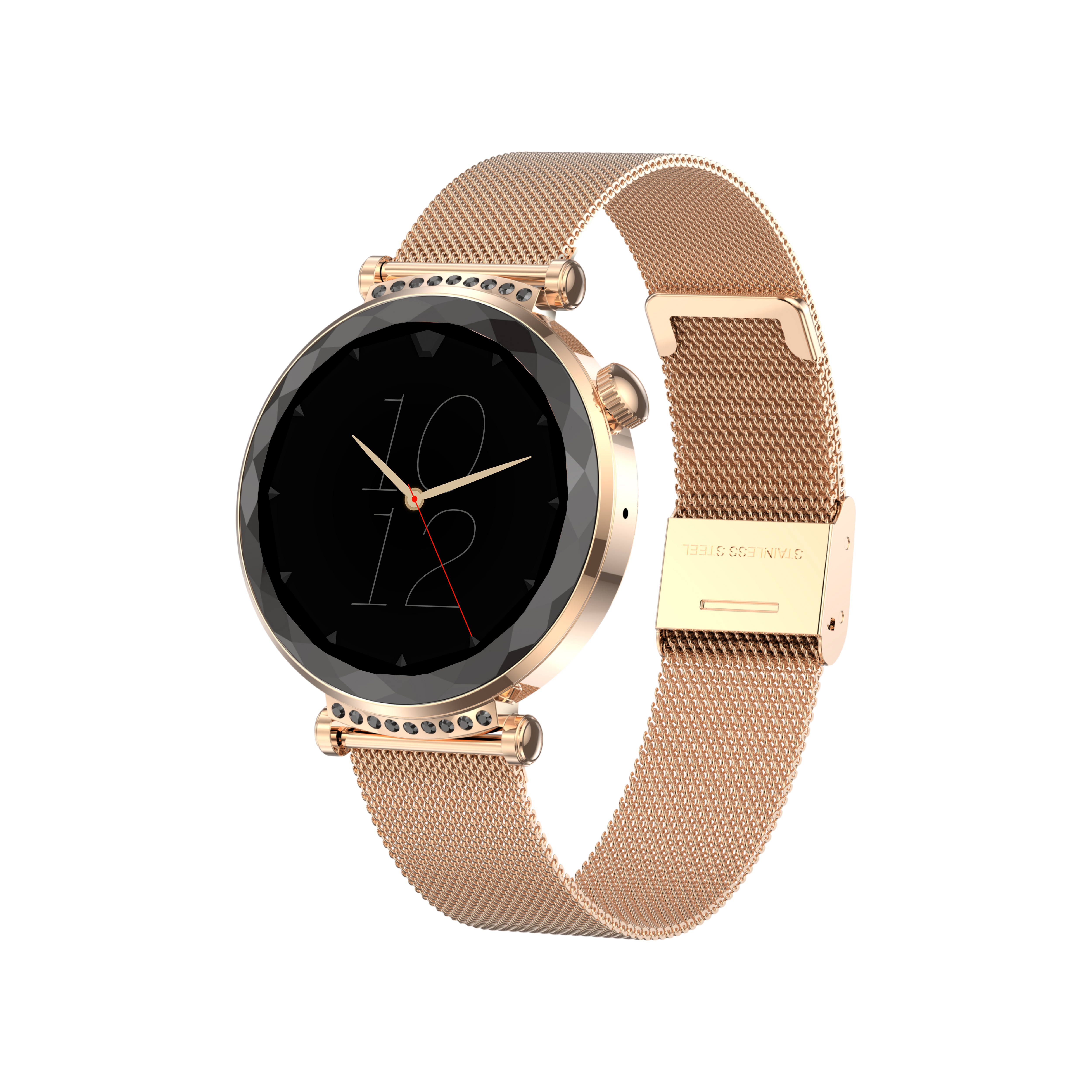 MAXCOM FW73 Onyx Smartwatch Gold – AMOLED 1.19” con Chiamate Bluetooth e Design Elegante