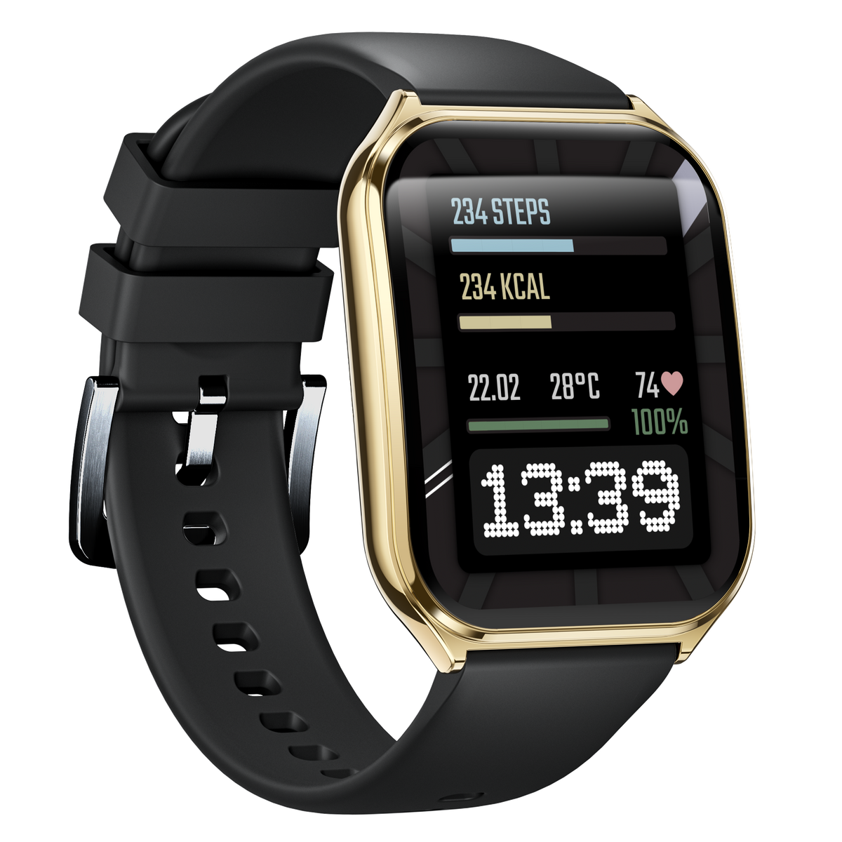 MAXCOM FW74 Aurum Slim Gold – Smartwatch AMOLED