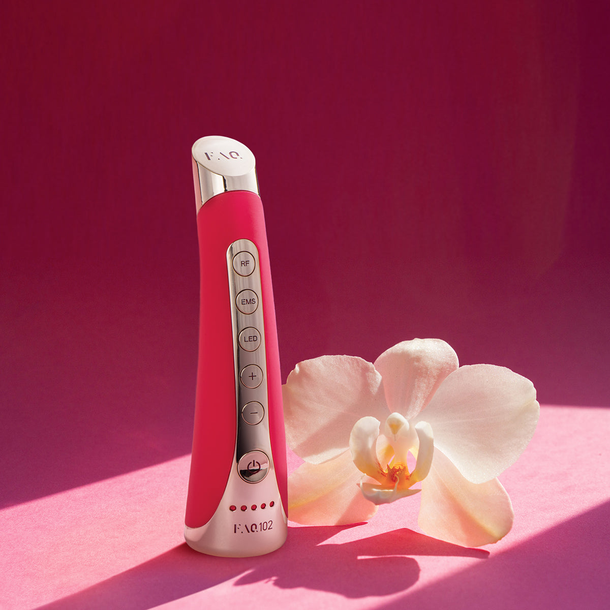 FAQ™ 102 Dispositivo anti-age e antirughe con EMS, RF e 8 luci LED