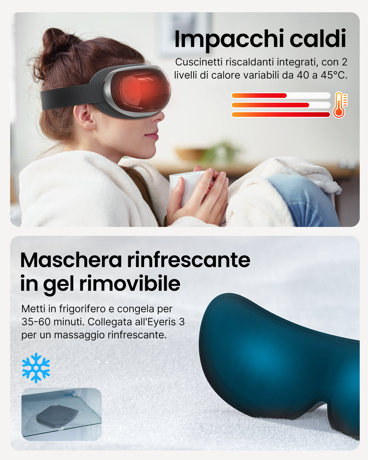 Renpho Eyeris 3 – Massaggiatore Occhi con Calore