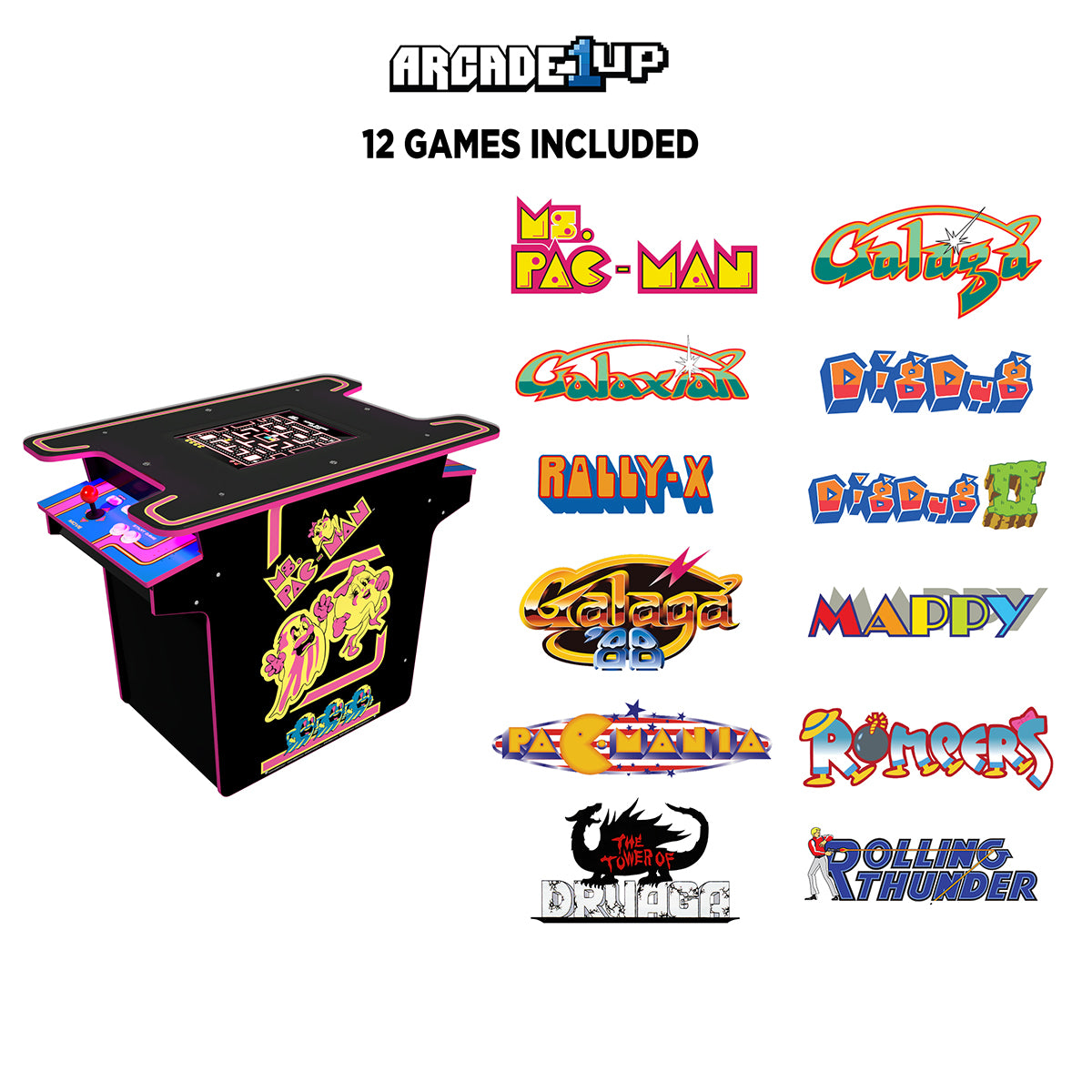 Arcade1Up MS PAC-MAN Head-to-Head Table