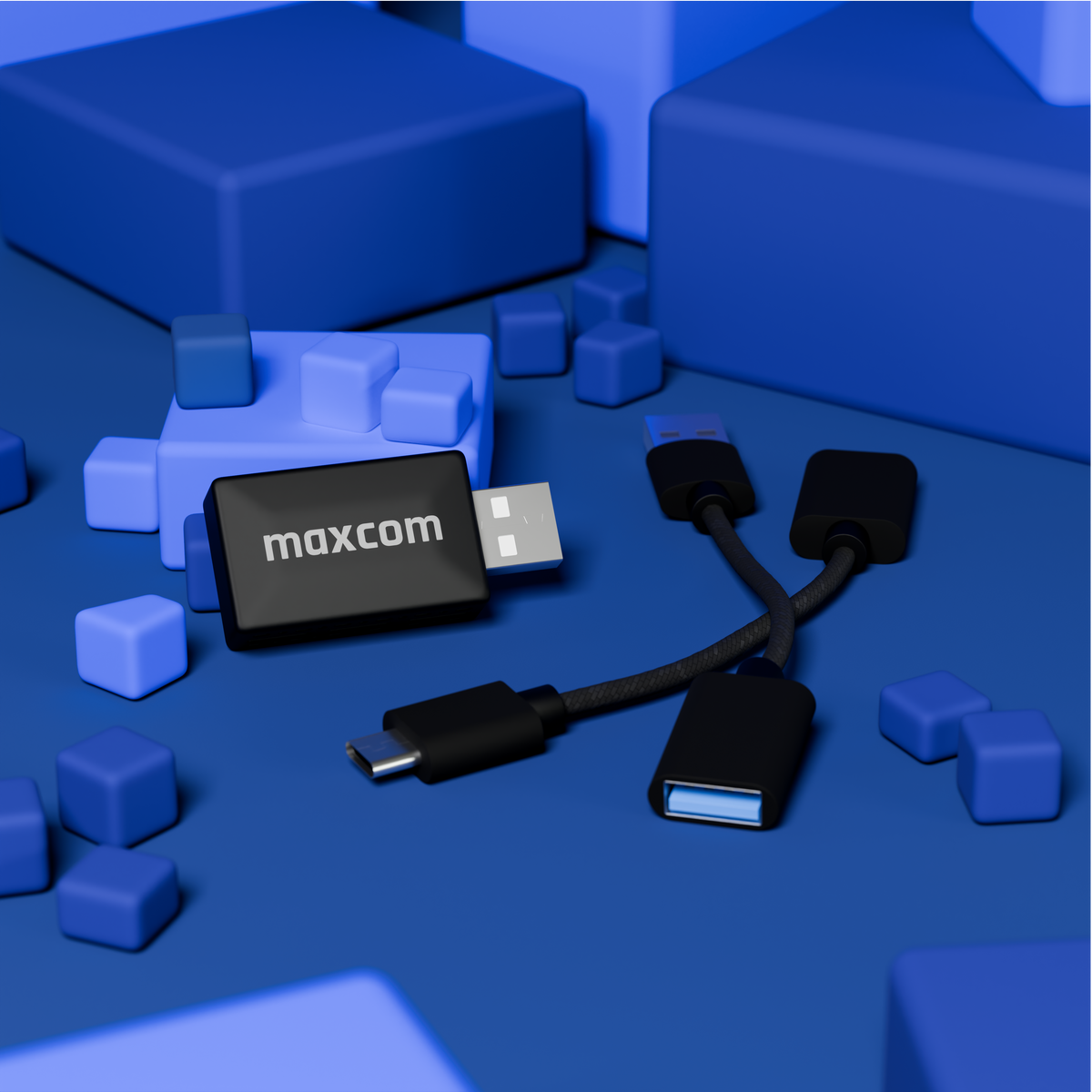 MAXCOM MC02 Wave Adapter Wireless Auto – Connessione CarPlay e Android Auto