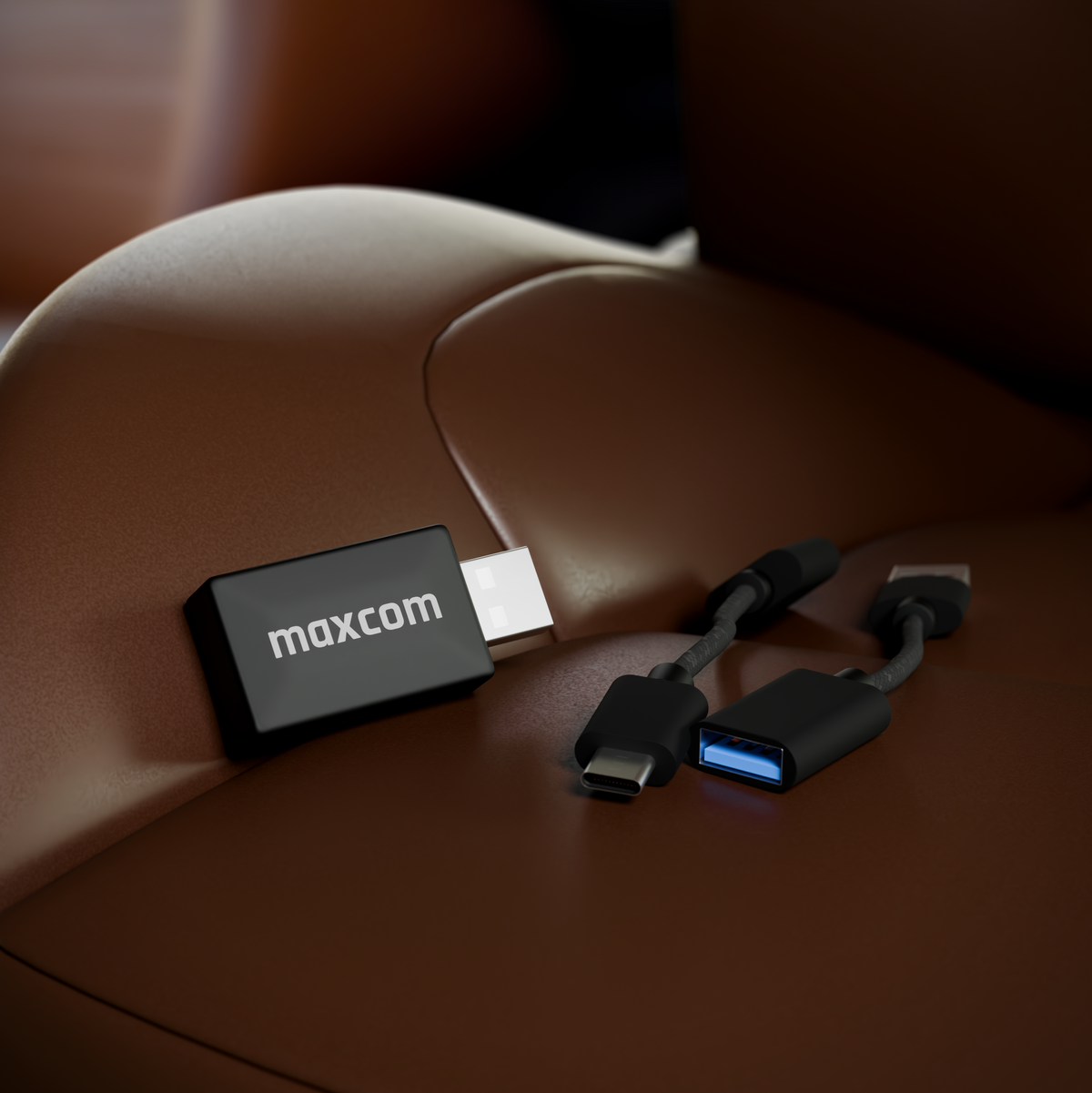 MAXCOM MC02 Wave Adapter Wireless Auto – Connessione CarPlay e Android Auto
