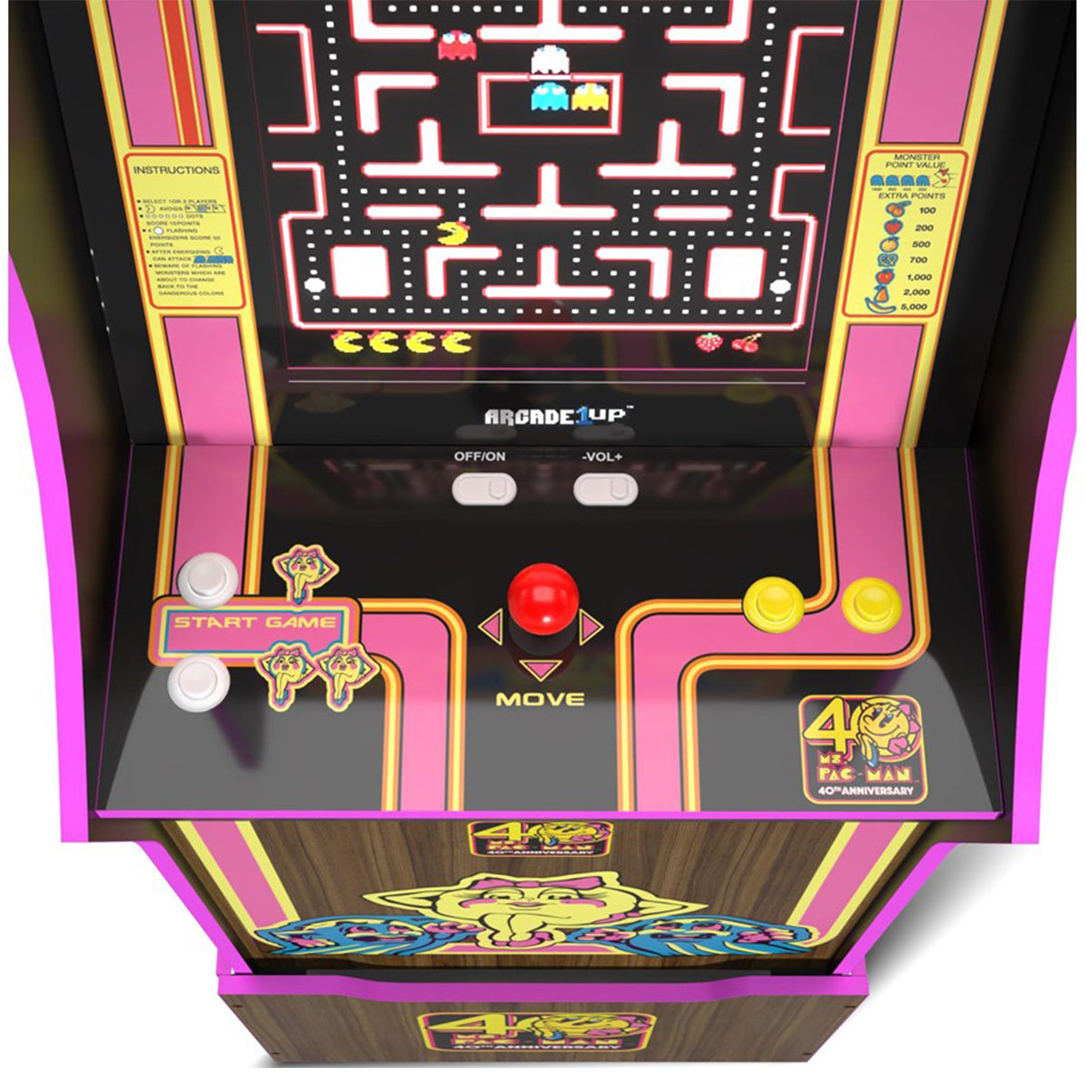 Arcade1Up MS Pac-Man 40th Anniversary Edition