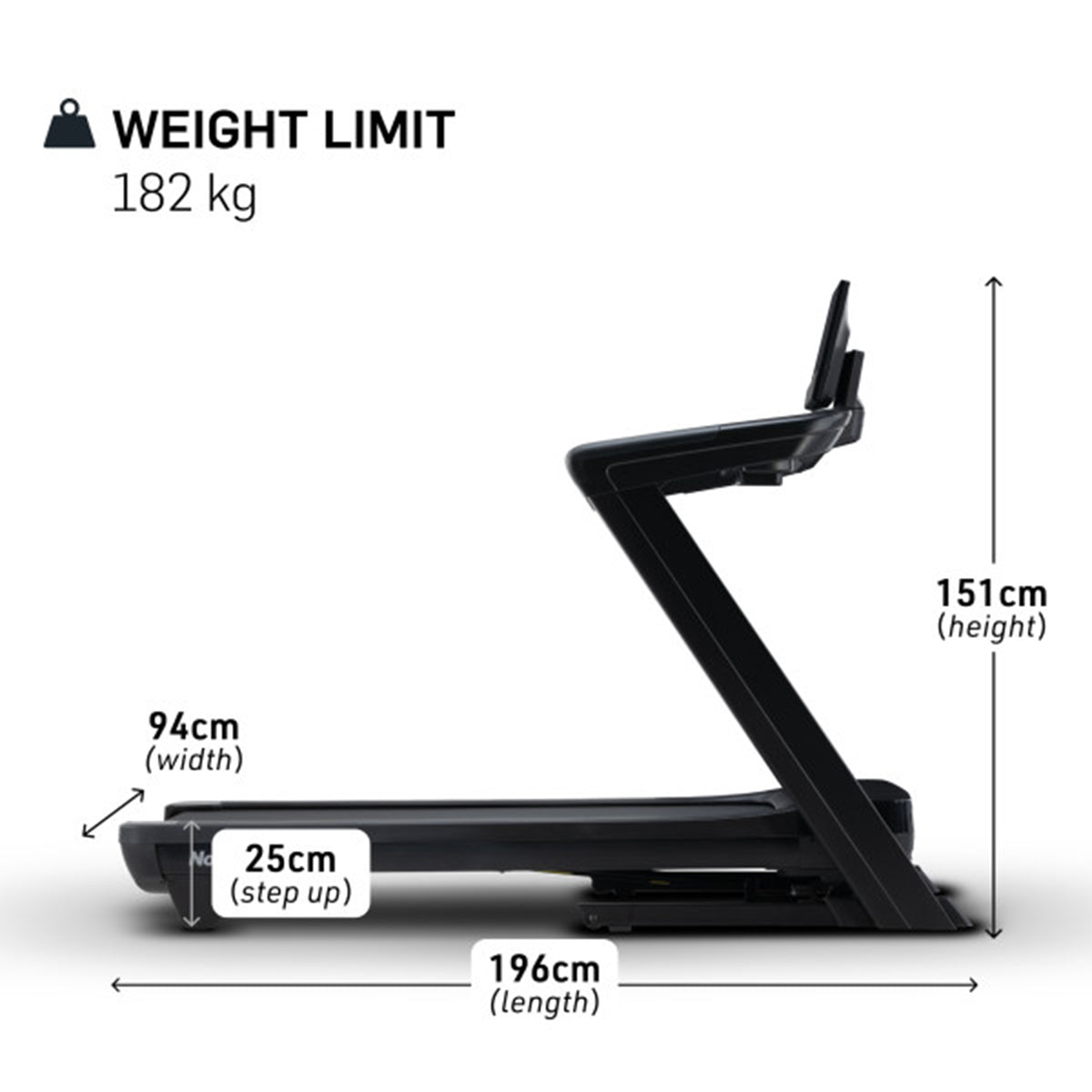 NordicTrack Commercial 1250 – Tapis Roulant 20 km/h