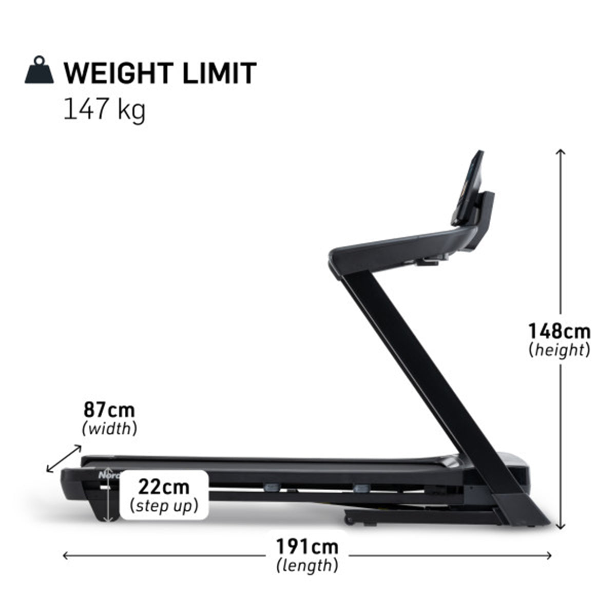 NordicTrack T series 10 – Tapis Roulant 20 km/h