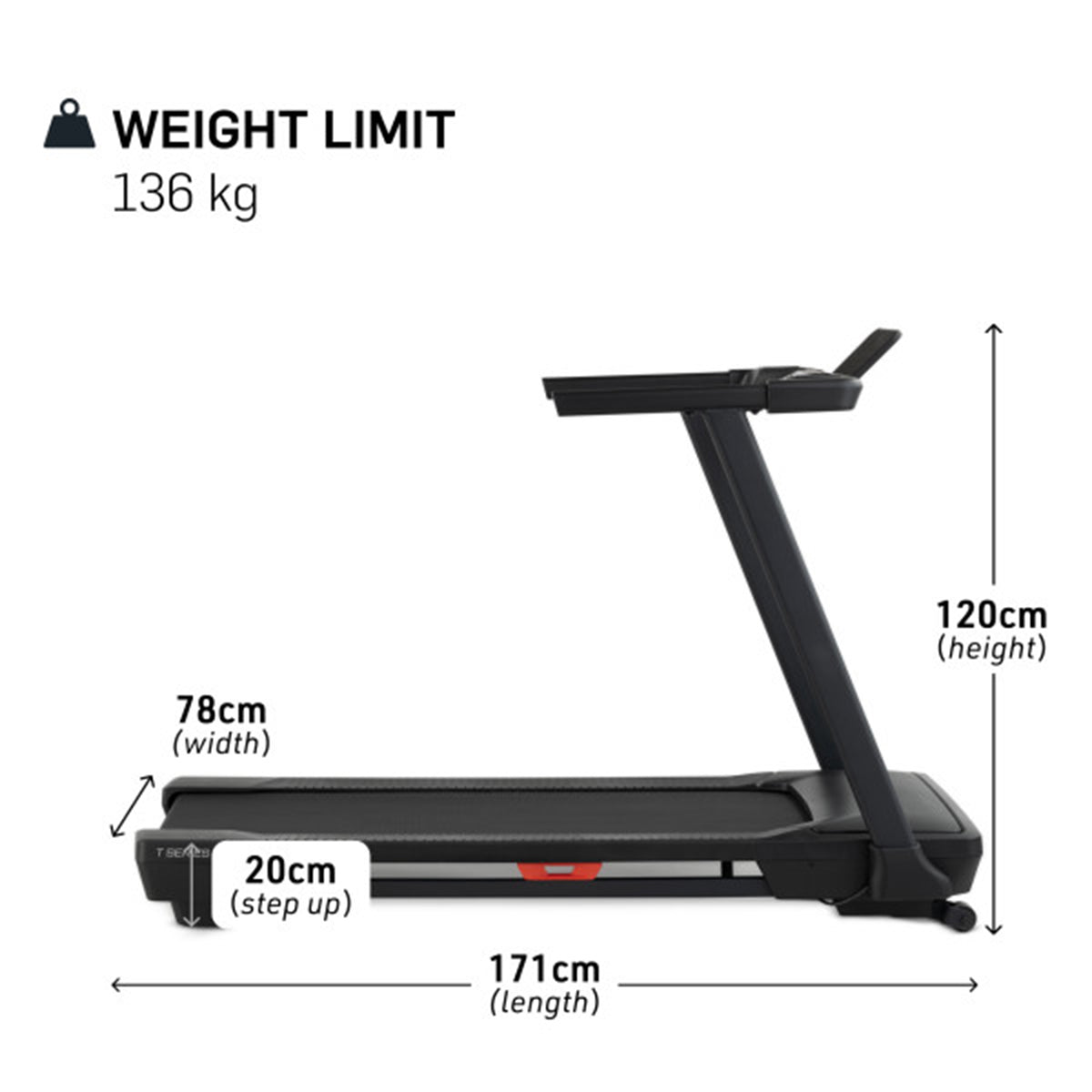 NordicTrack T Series 5 – Tapis Roulant 16 km/h