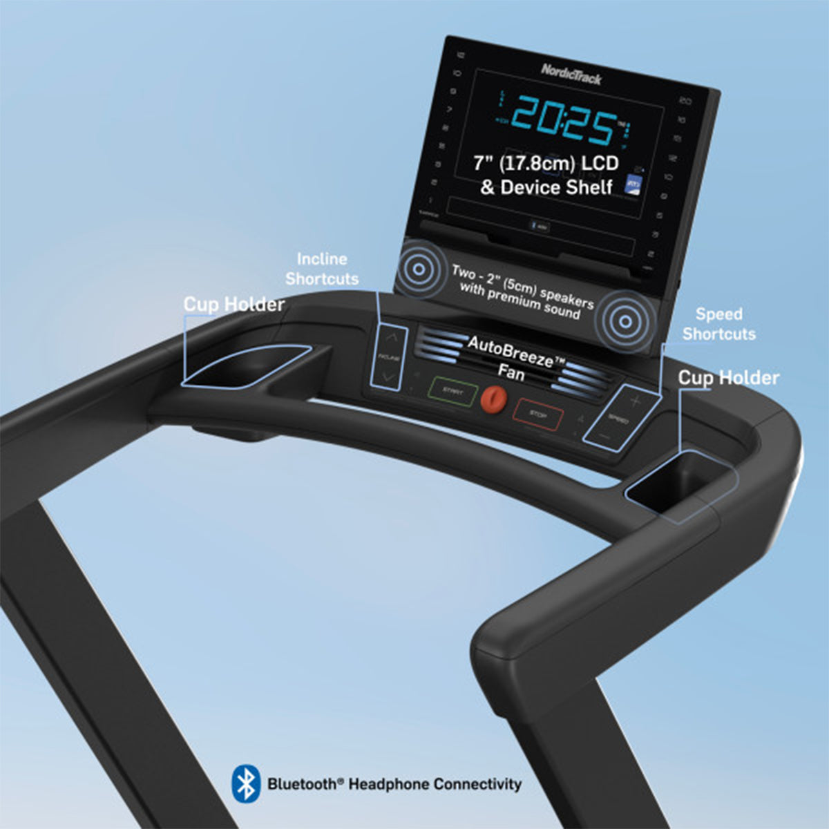 NordicTrack T Series 8 – Tapis Roulant 20 km/h