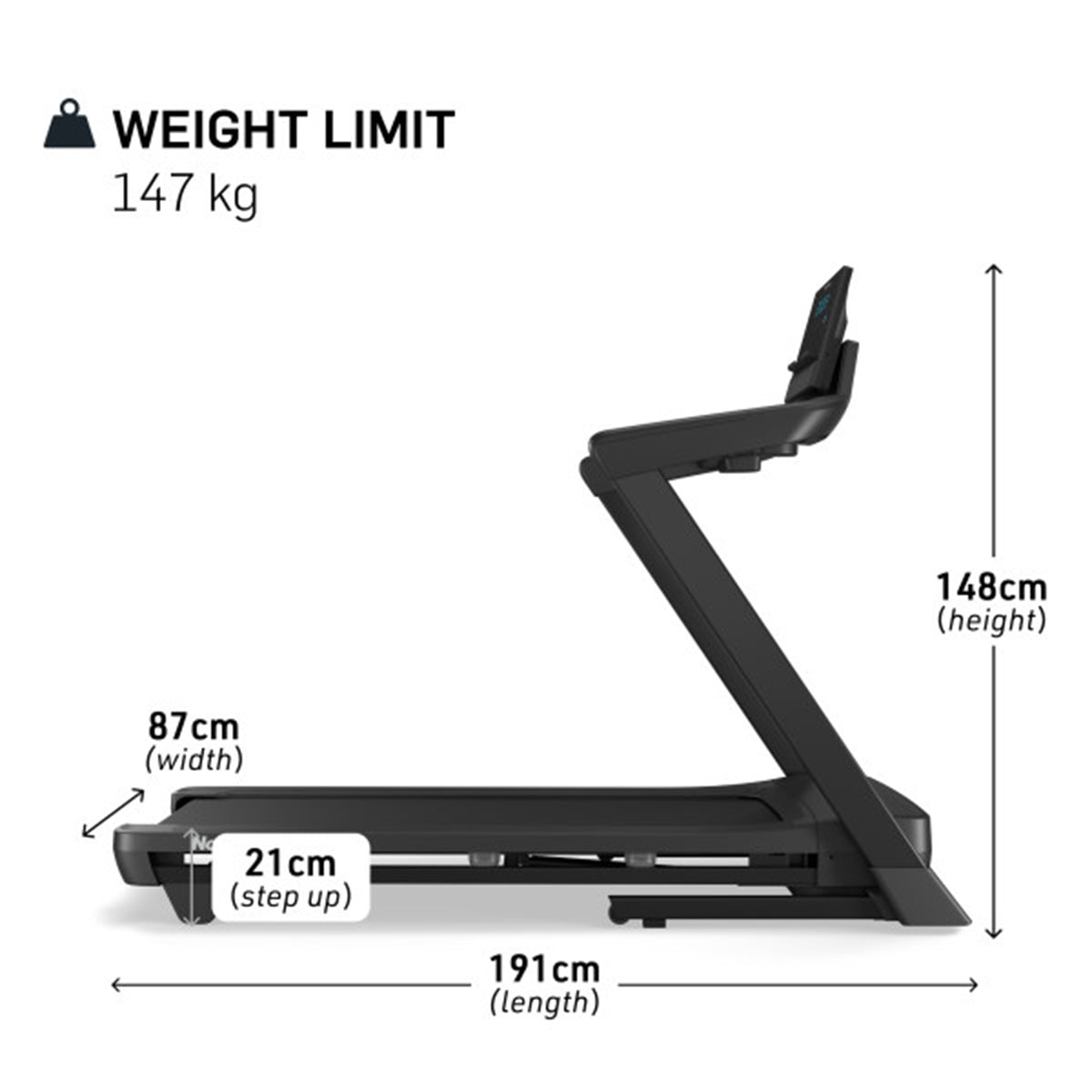 NordicTrack T Series 8 – Tapis Roulant 20 km/h