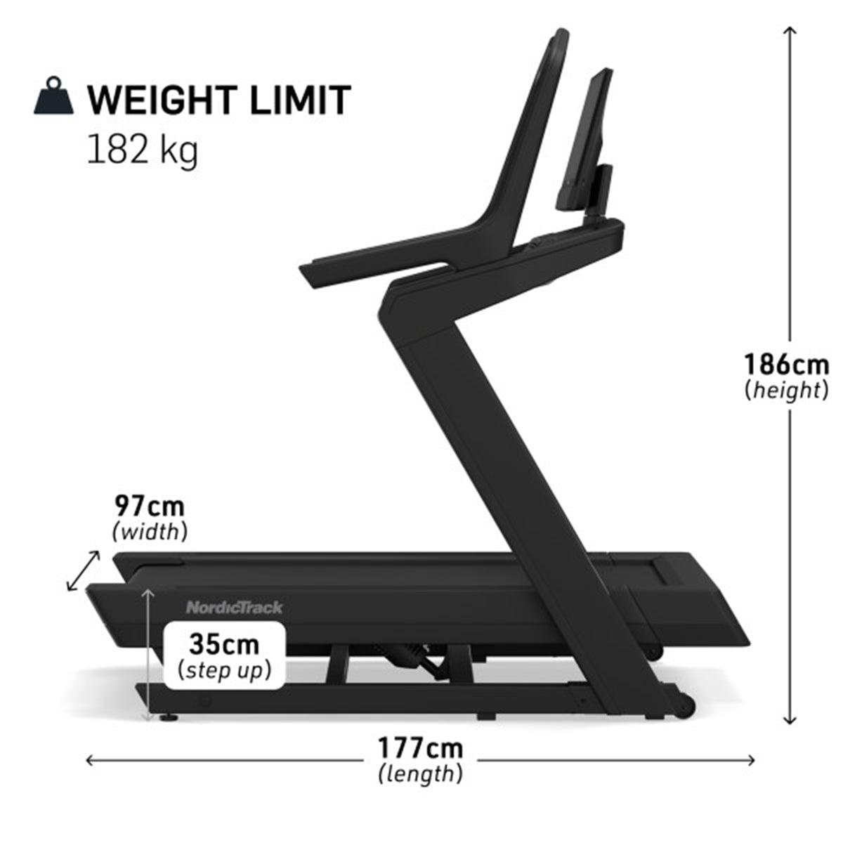 NordicTrack X24 Tapis roulant + IFIT Pro Annuale
