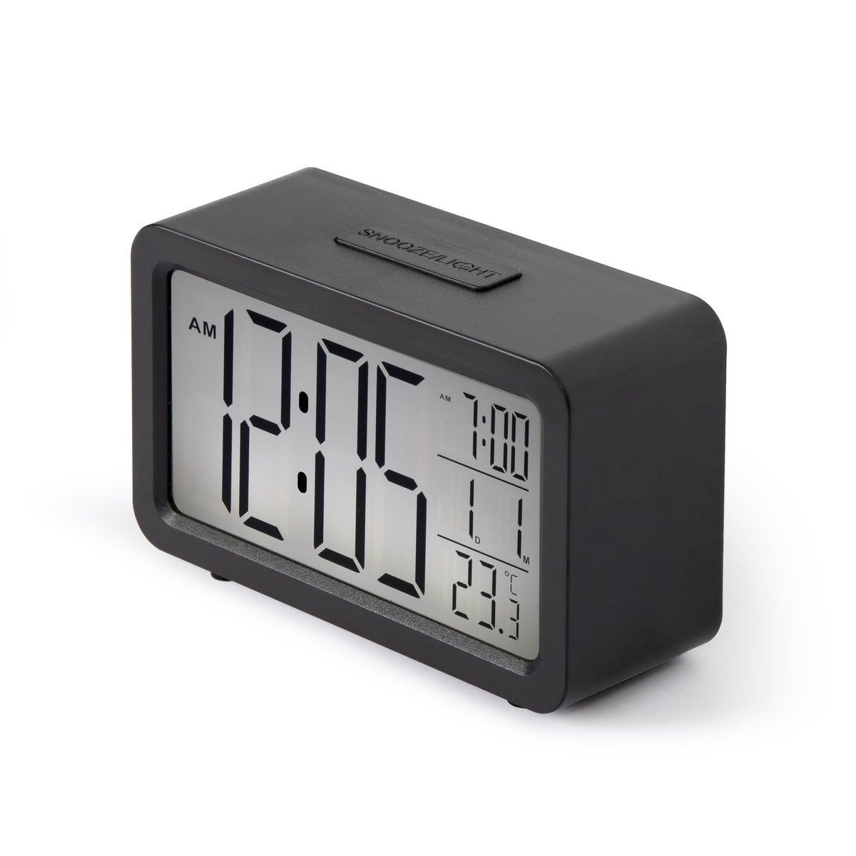 Delta Digital Alarm Clock Black – Sveglia Digitale