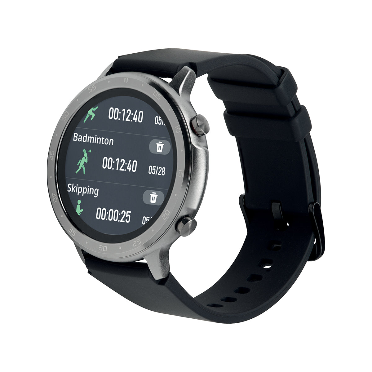 Smartwatch Energyfit ST10 1,28" funz. Calling Steel Gray