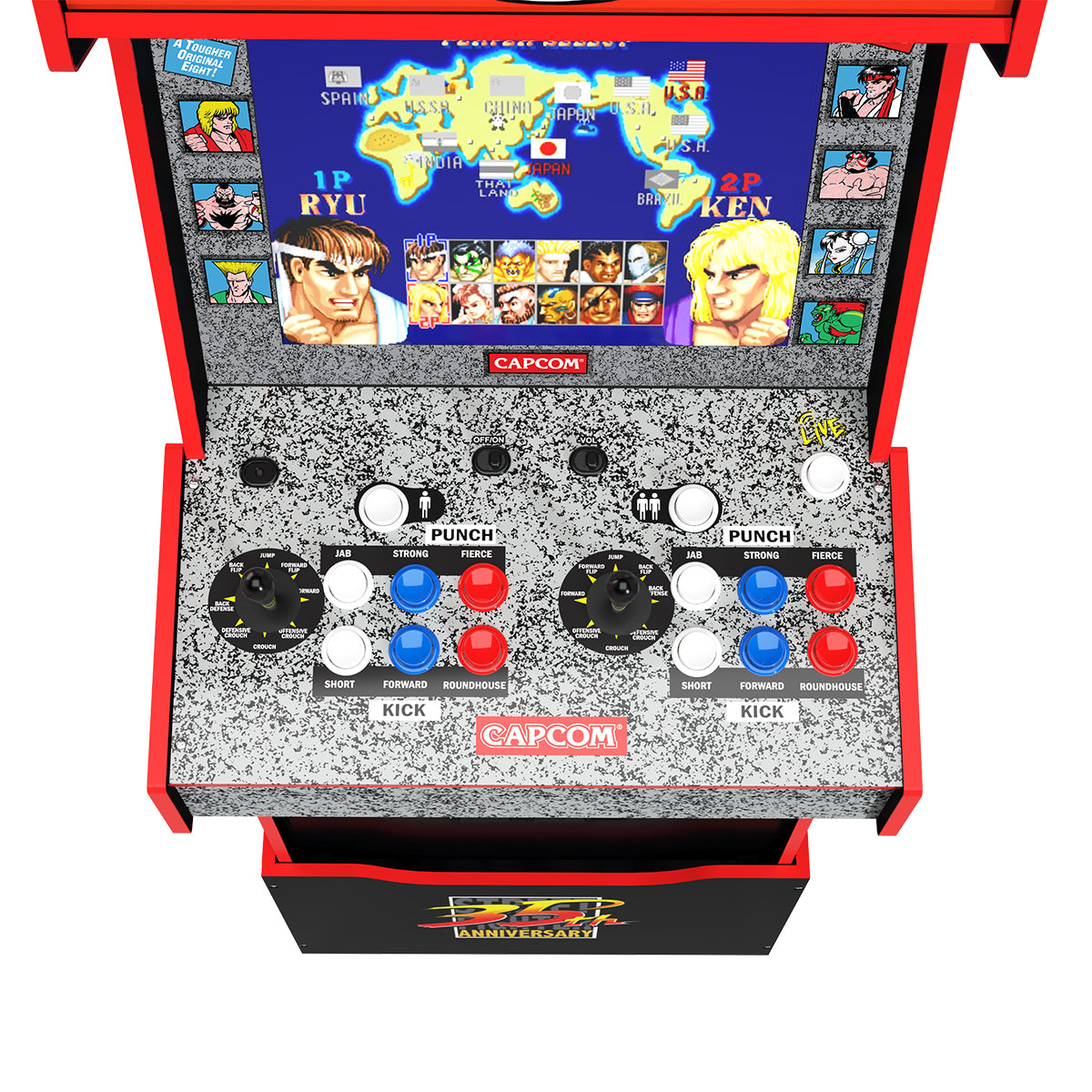 Arcade1Up Capcom Legacy Game Yoga Flame