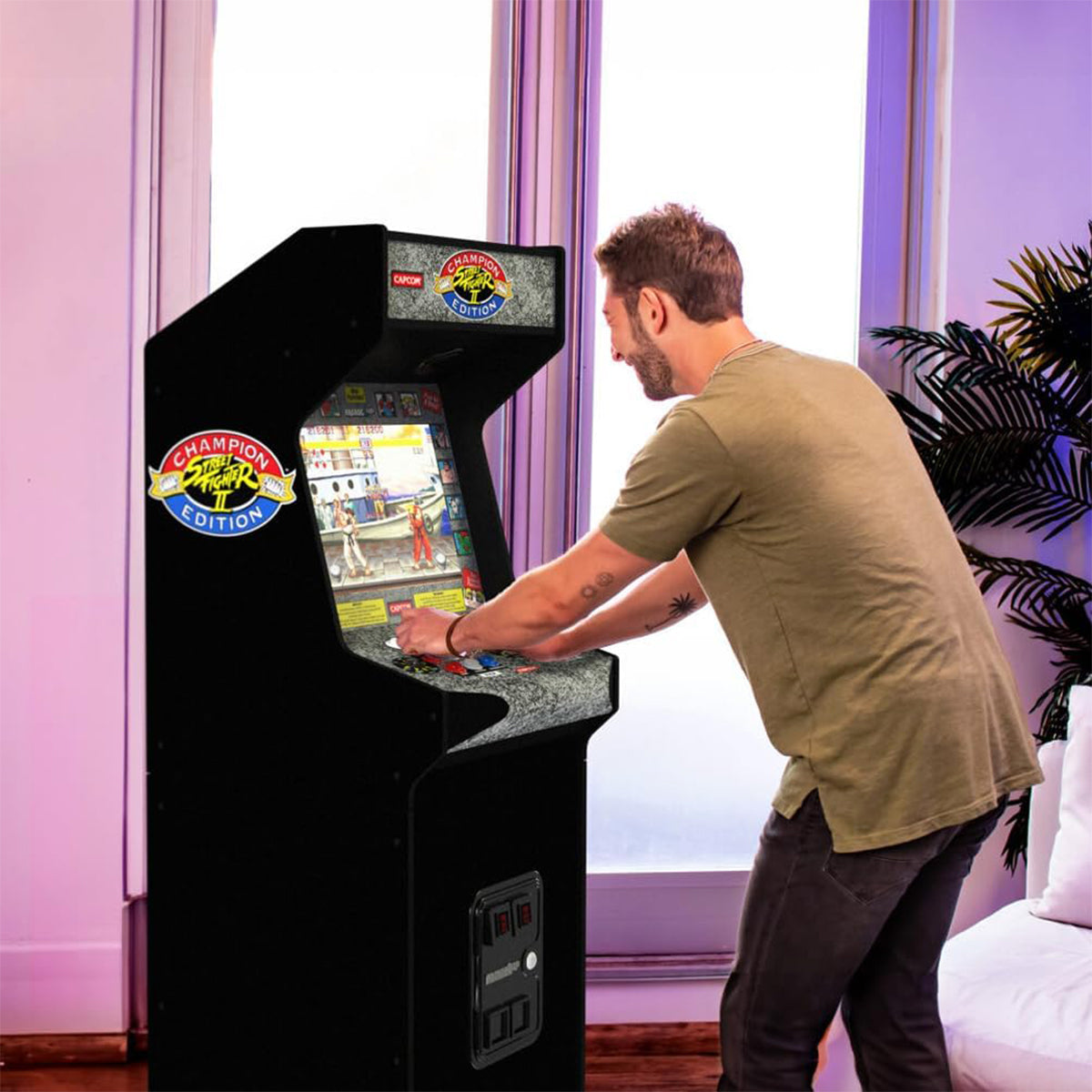 Arcade 1Up Street Fighter Deluxe Arcade Riserless