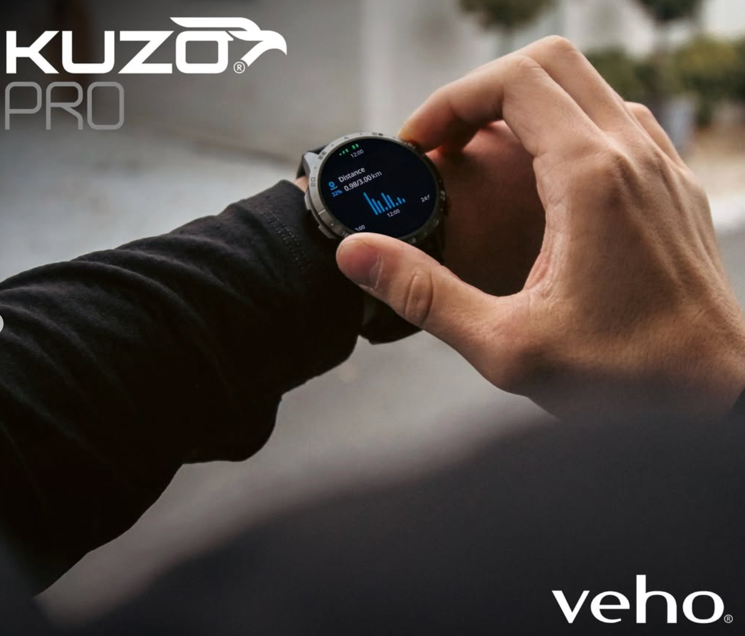 Kuzo Pro Sports Smart Watch with GPS